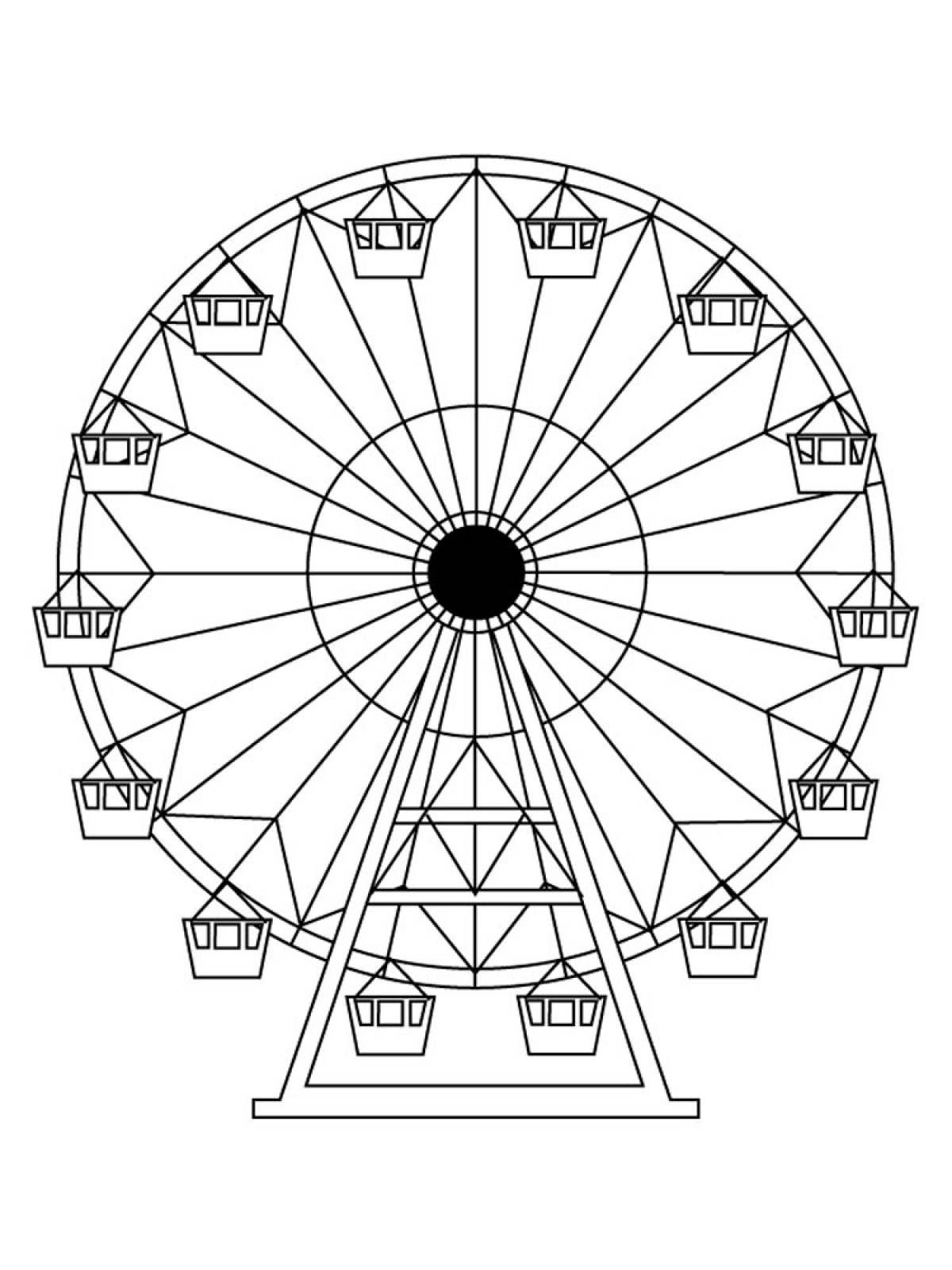 Колесо обозрения схема