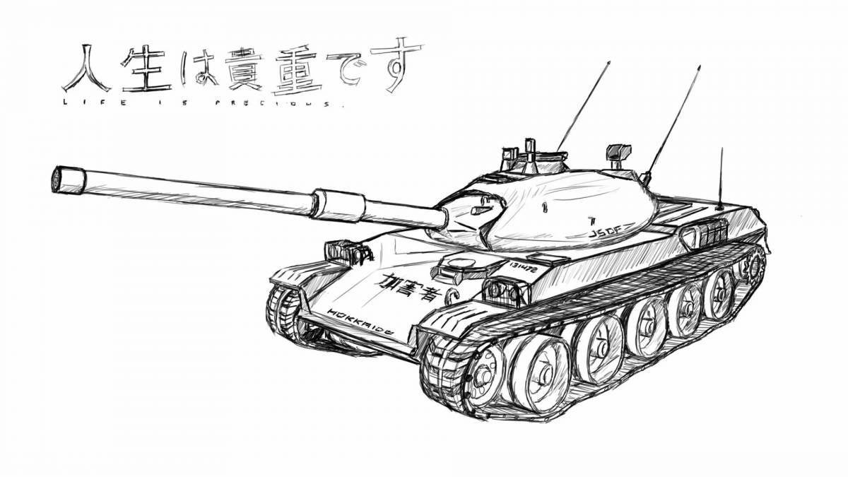 Fun coloring medium tank t 34