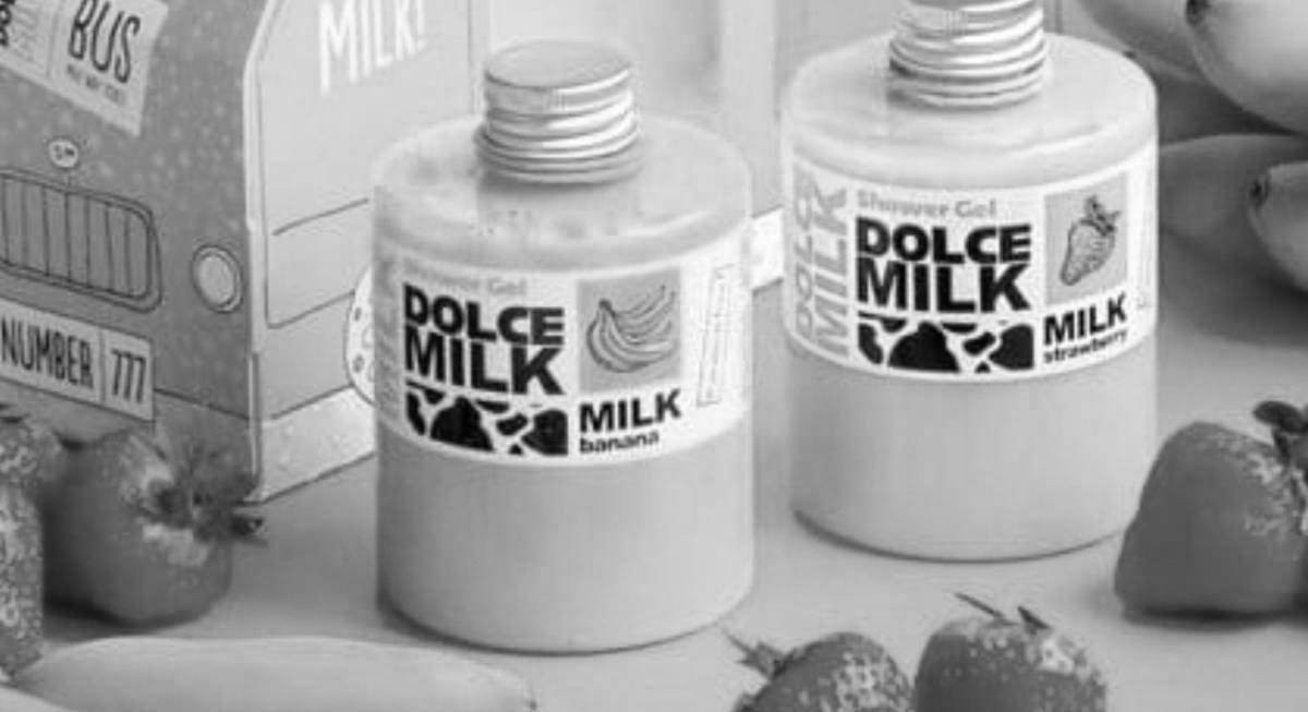 Прекрасная раскраска dolce milk black and white