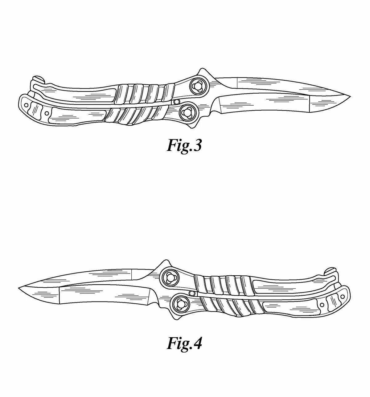 Shining Butterfly Knife Confrontation 2