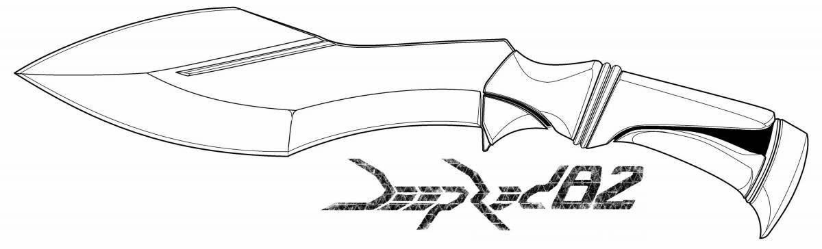 Detailed butterfly knife standoff 2