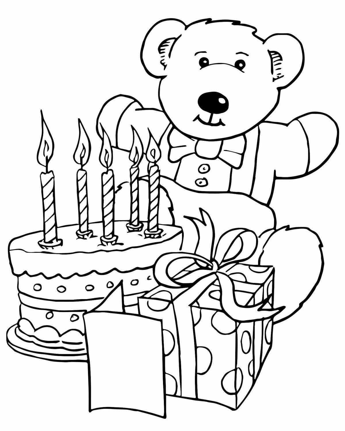 Brother's coloring book for his special day