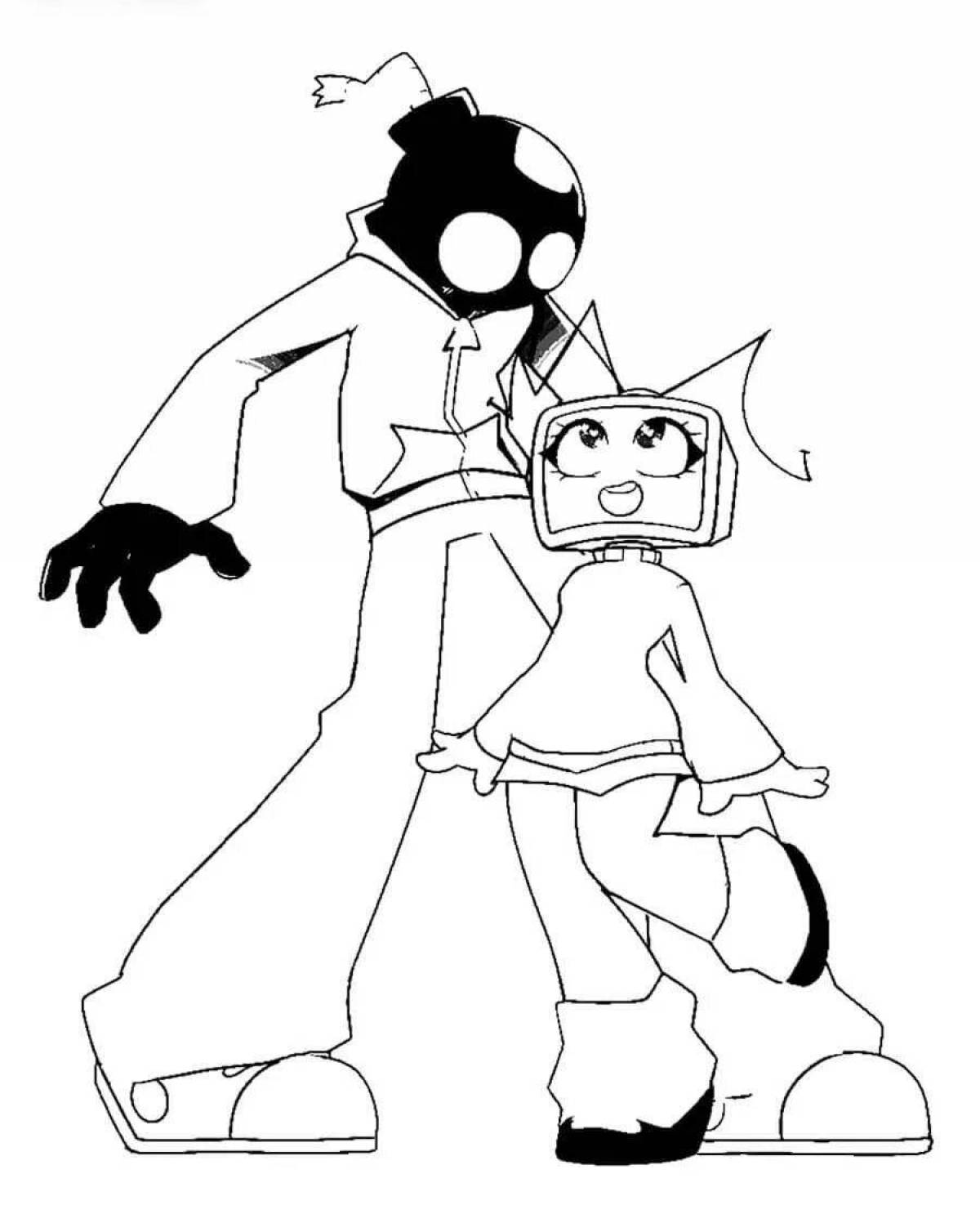 Светящийся вечер пятницы funkin 'selever