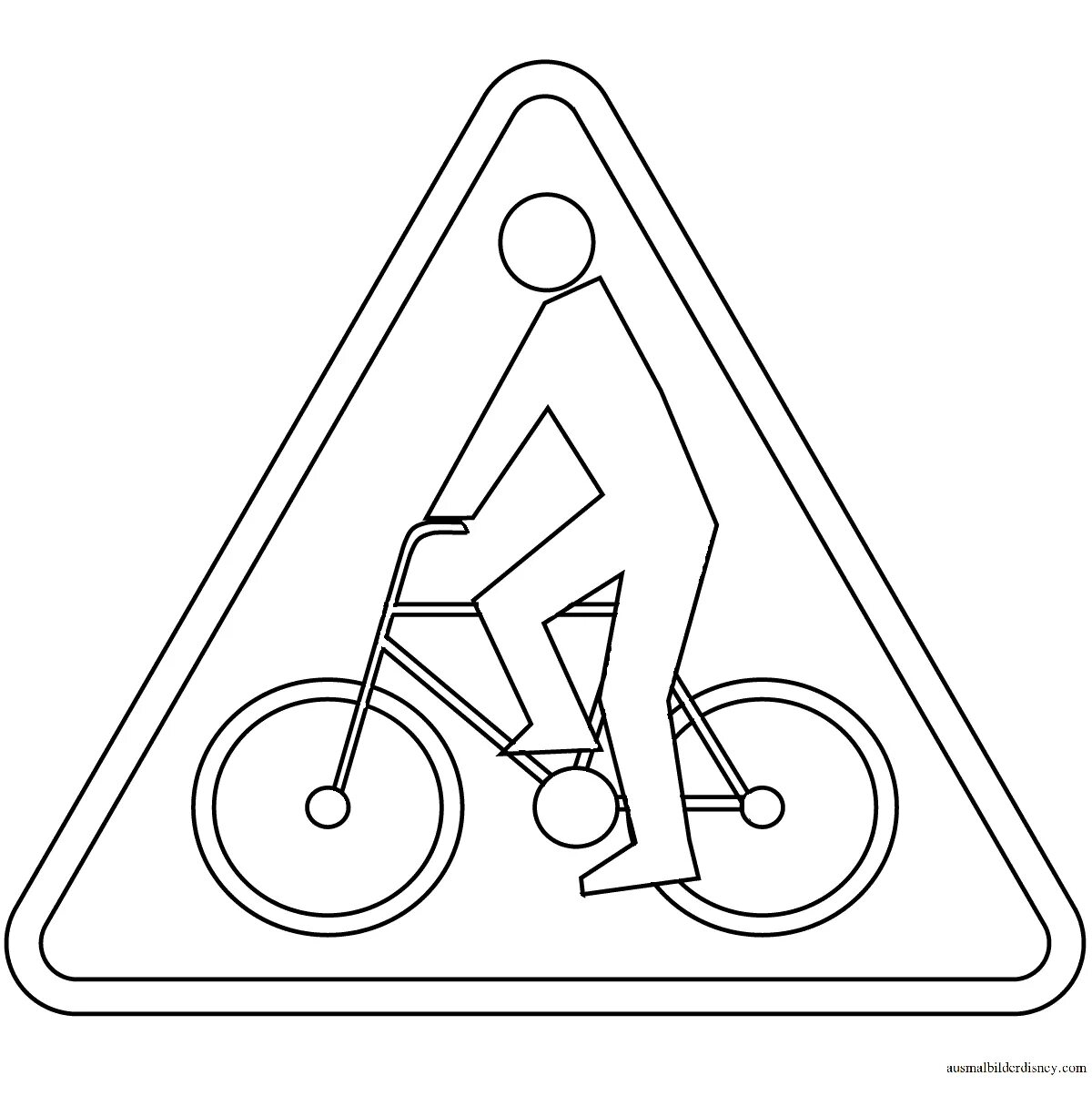 Animated traffic signs coloring pages