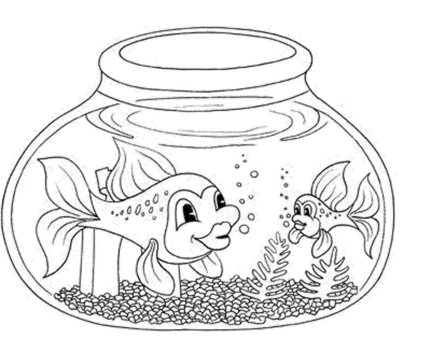 Золотая рыбка в аквариуме #3