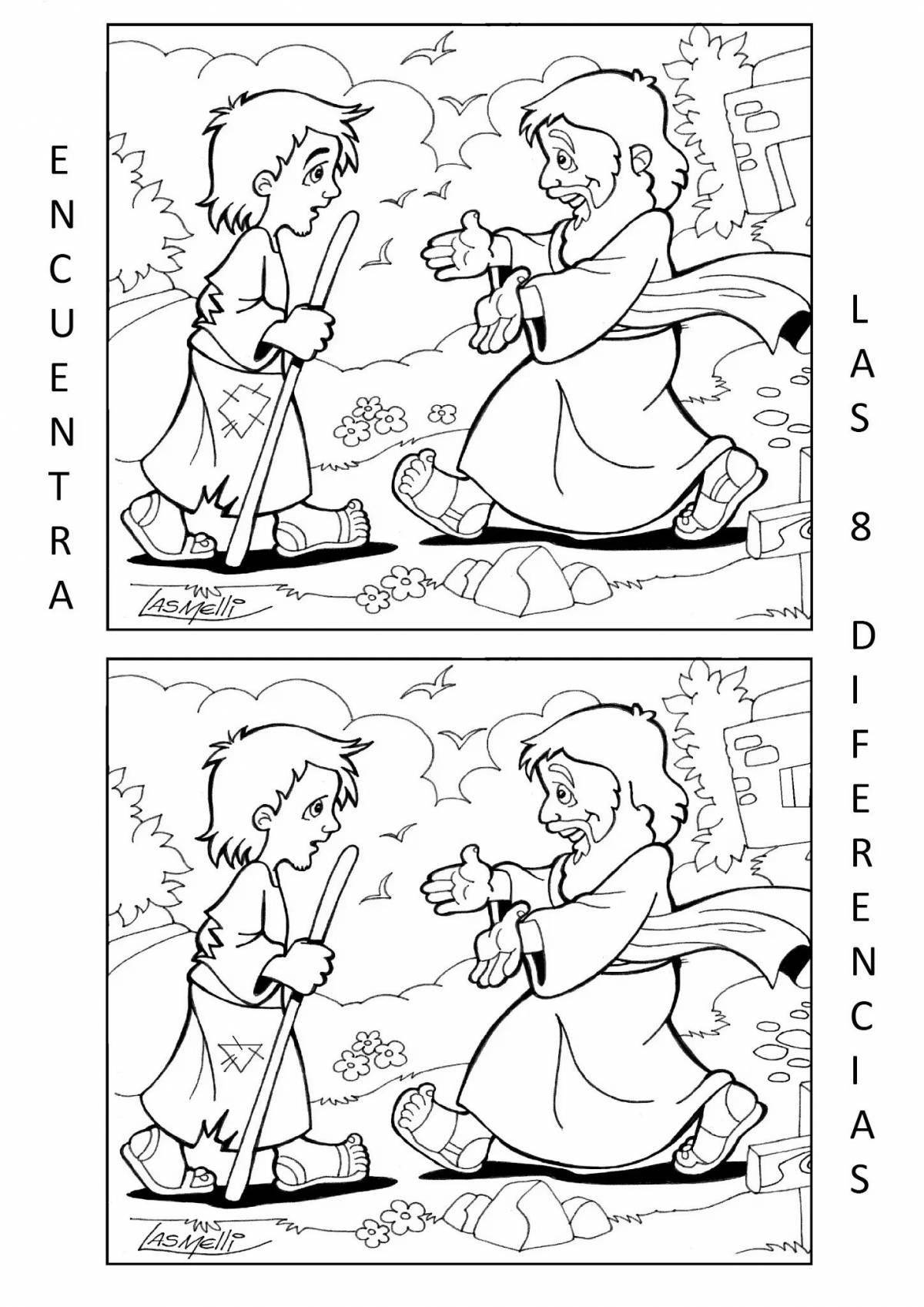 Coloring page of the week of the magical prodigal son