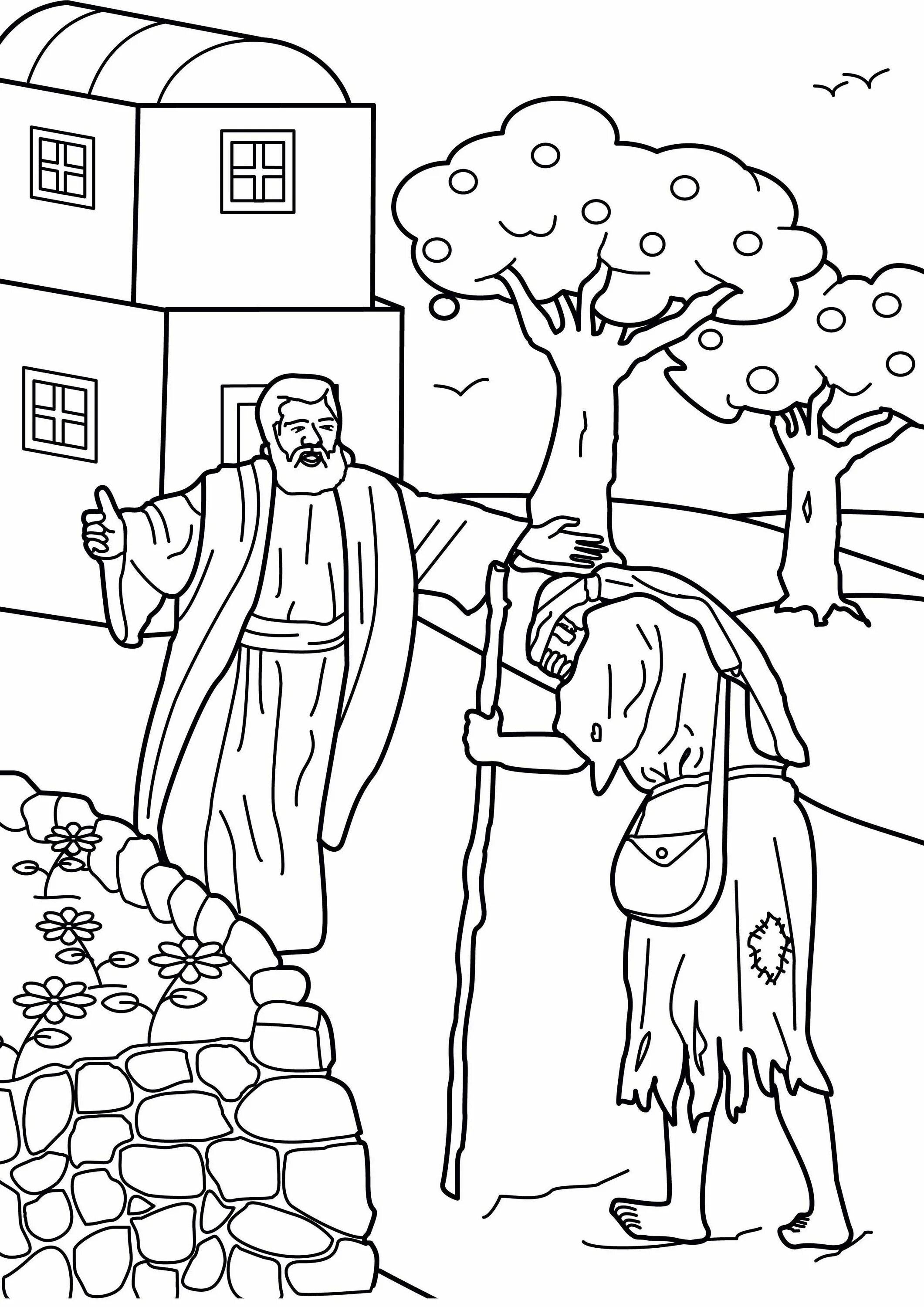 Coloring book of the week of the luminous prodigal son
