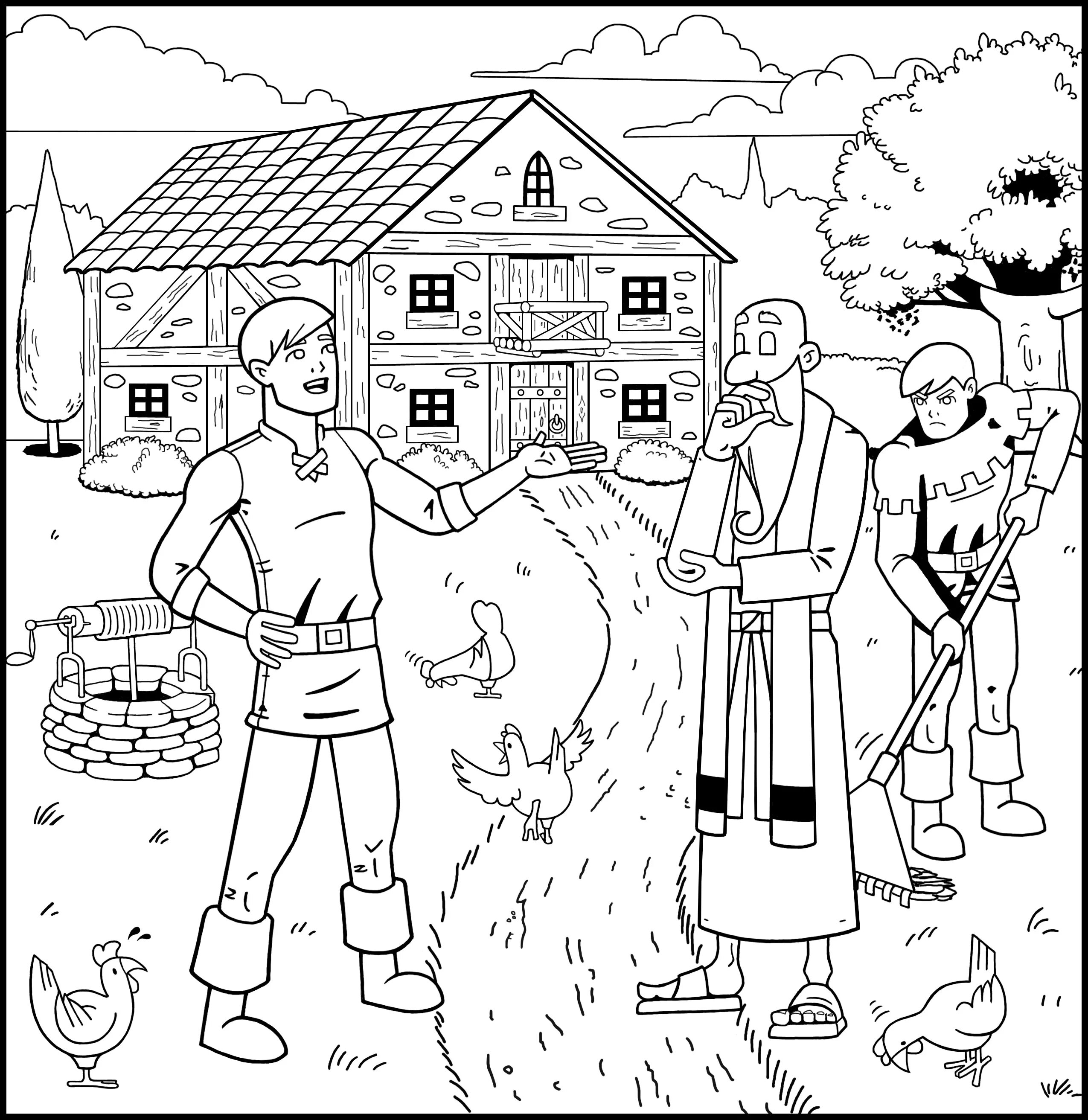 Coloring book of the week of the shining prodigal son
