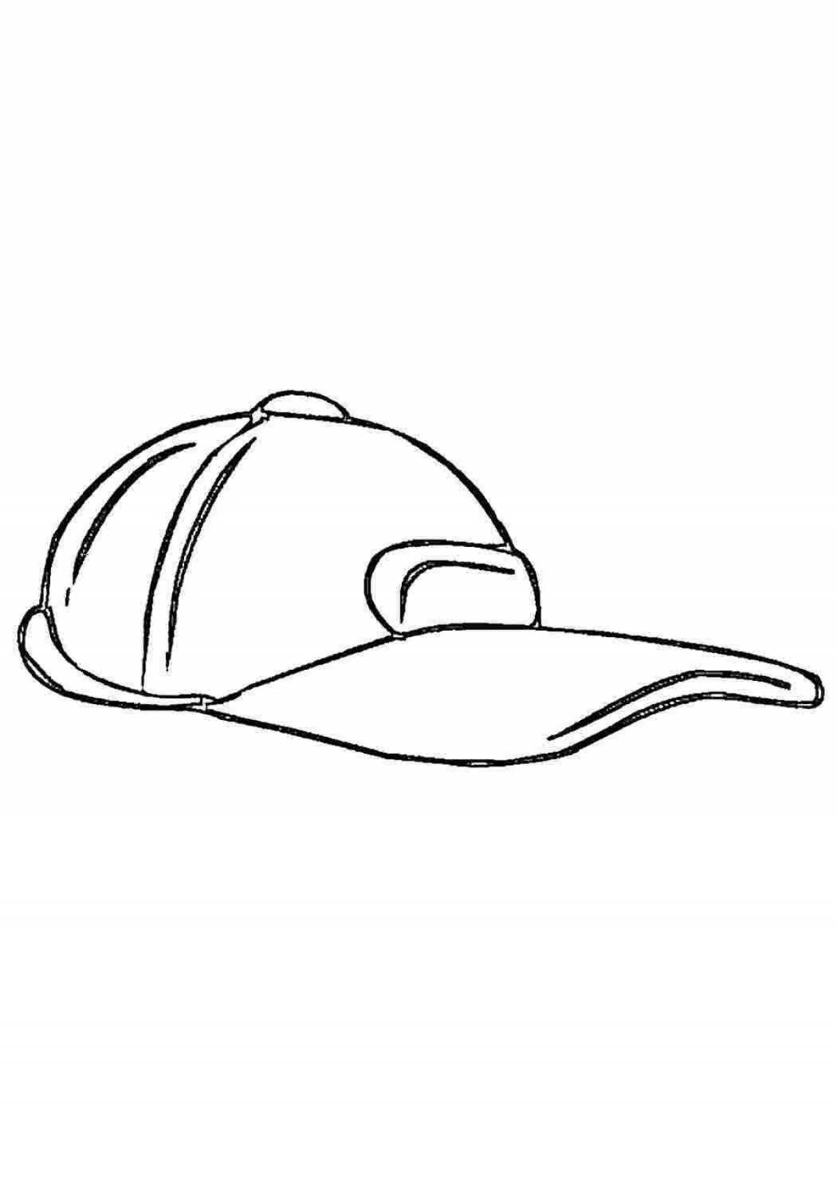 Colouring bright children's hats