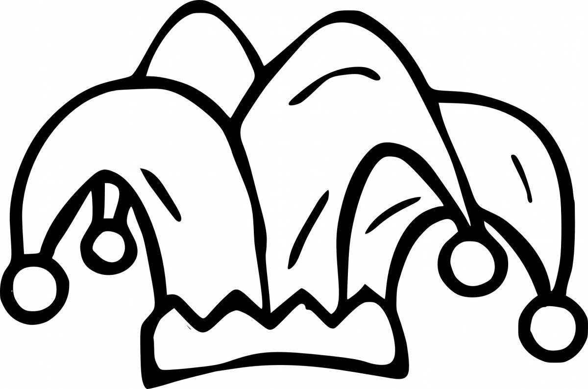 Coloring page adorable baby hats