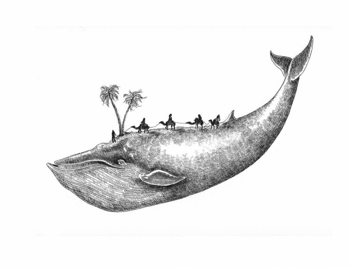 Exotic wonder fish yudo whale