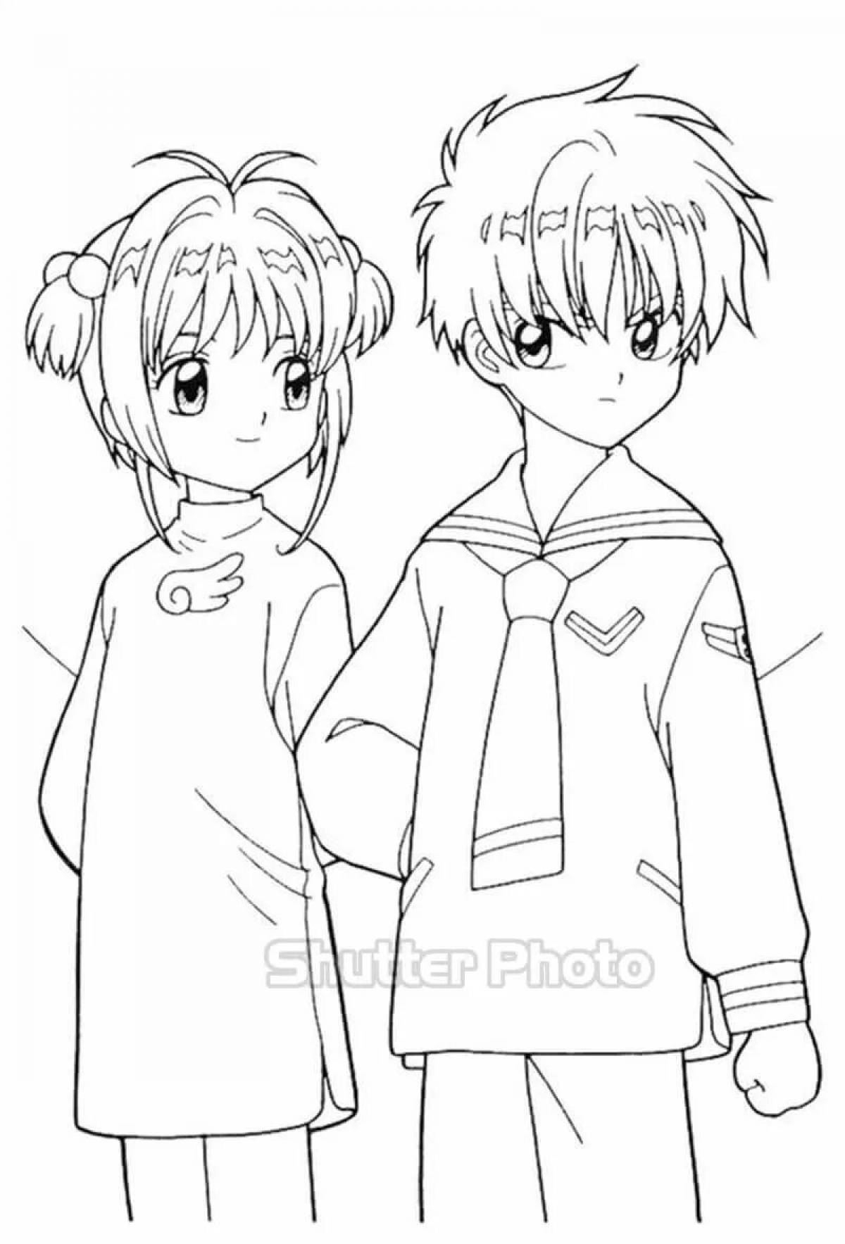 Anime boy and girl #4