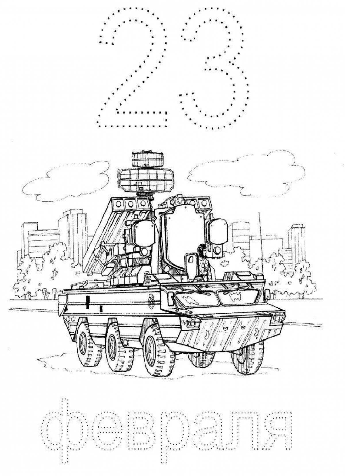 Fascinating Defender's Day Coloring Page
