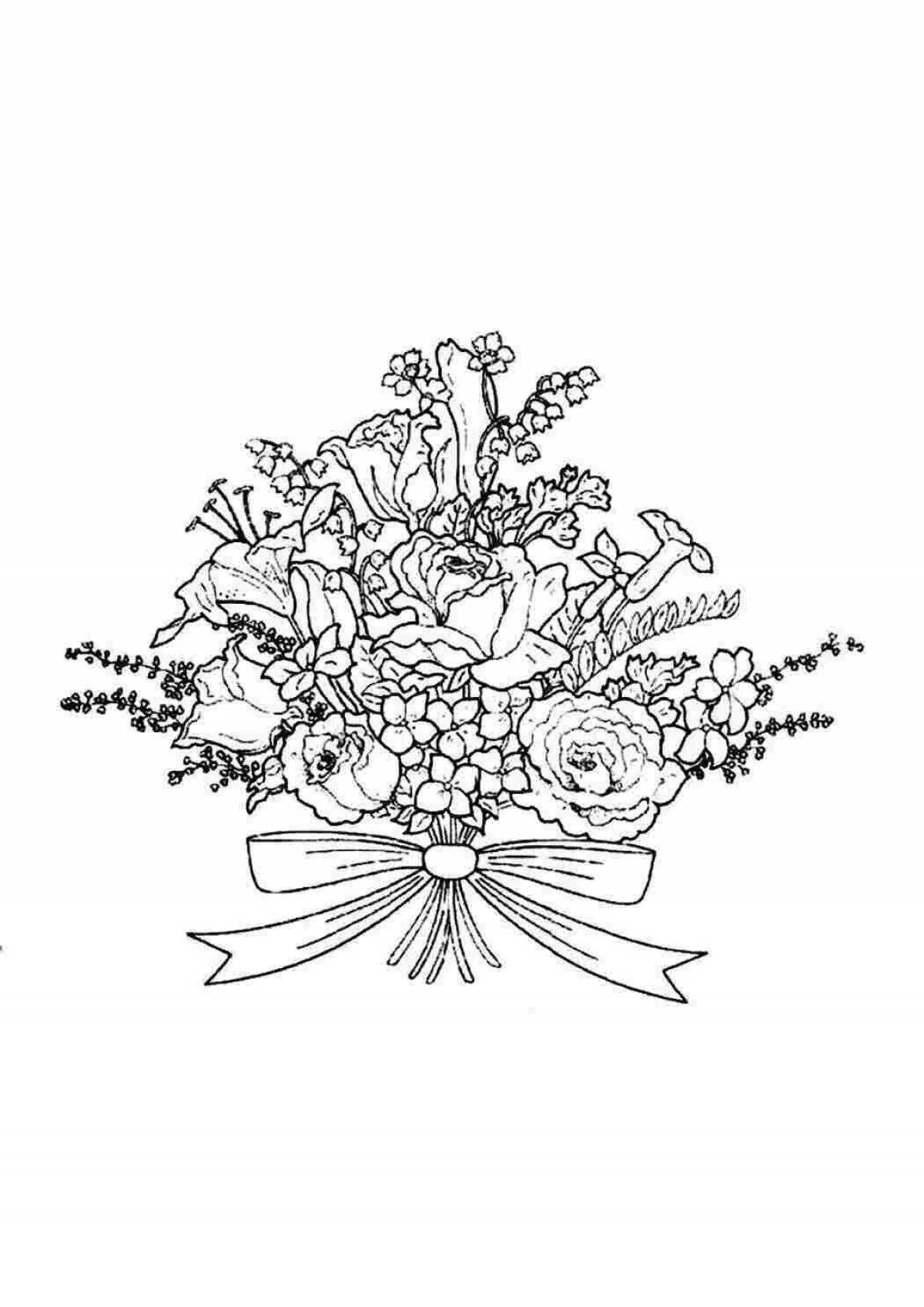 Coloring pages happy birthday flower obsessed teacher