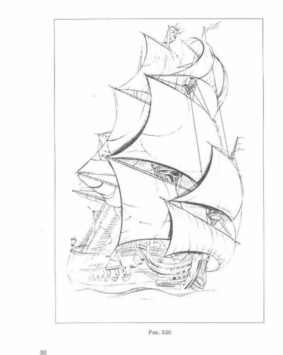Violent scarlet sails grade 6 coloring book