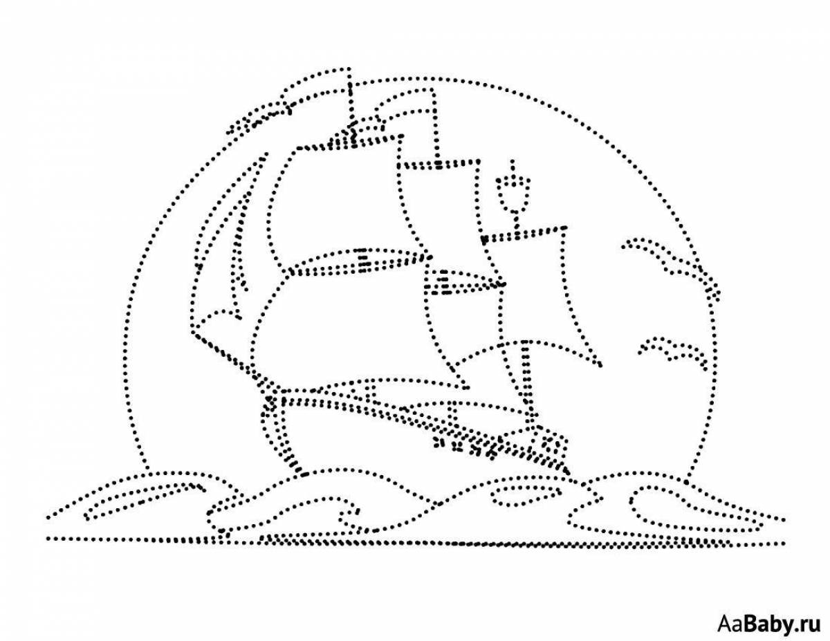 Coloring book fabulous scarlet sails grade 6