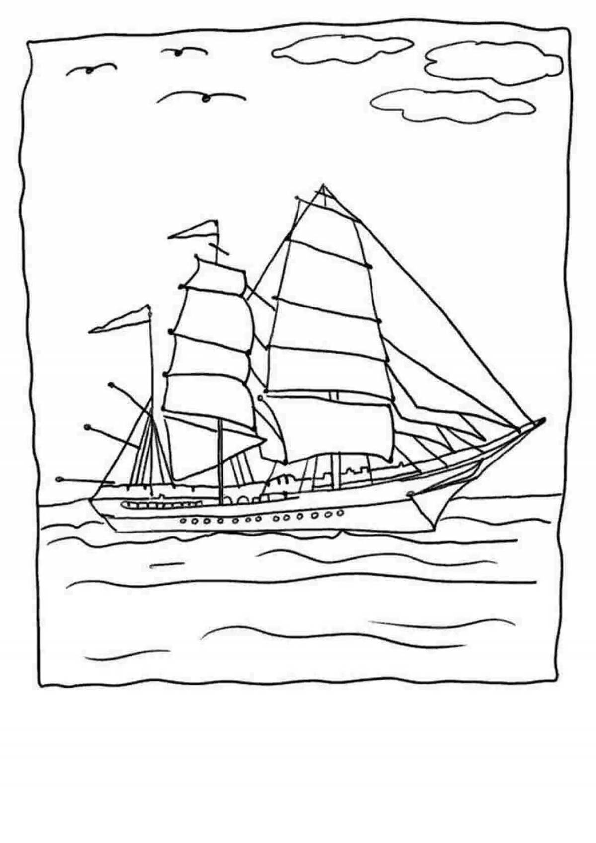 Impressive scarlet sails grade 6 coloring book