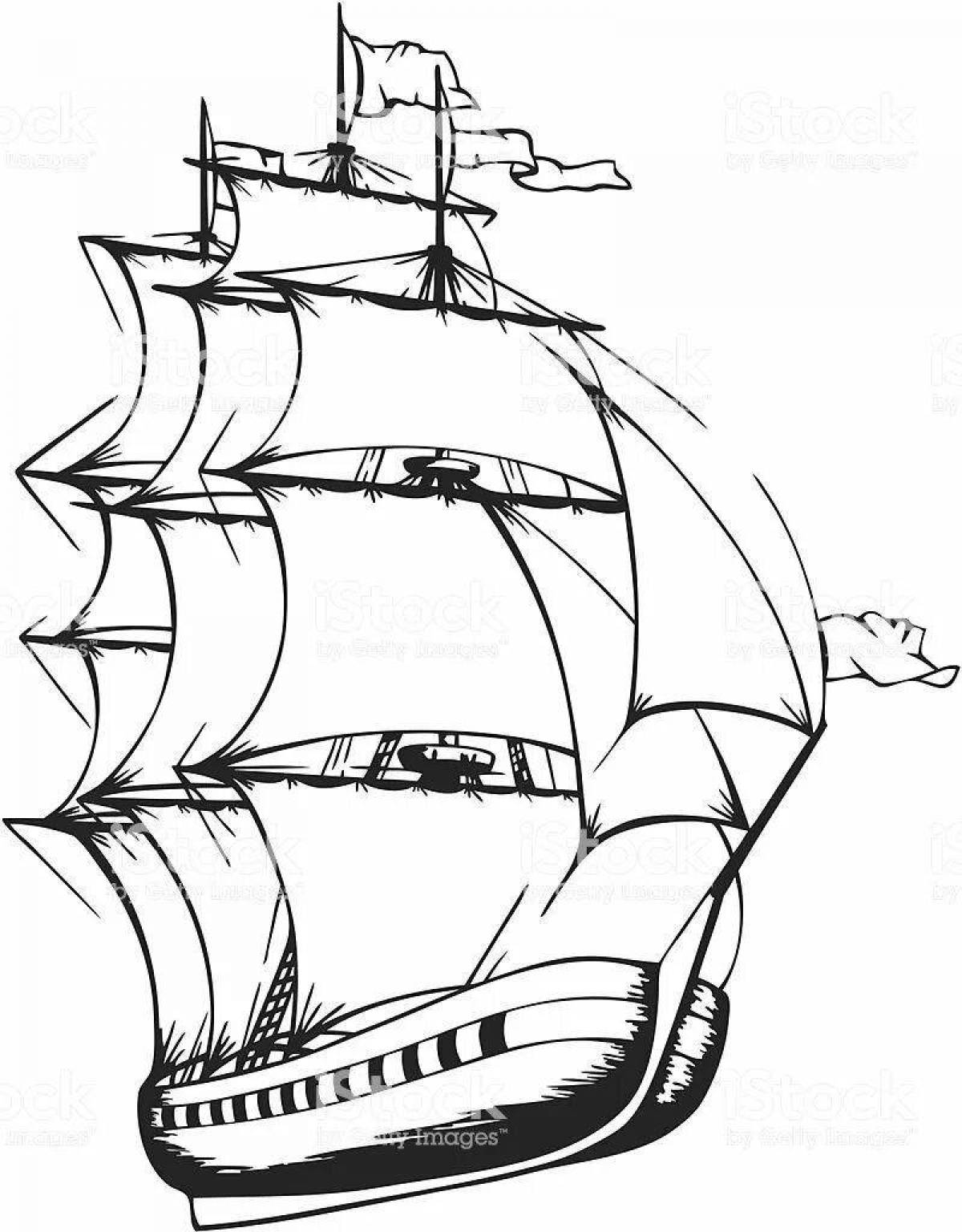 Coloring book shiny scarlet sails grade 6