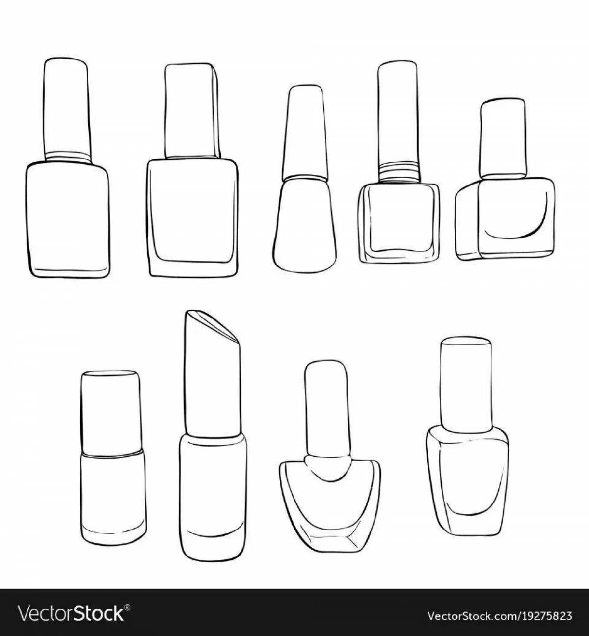 картинки ногти для раскраски для детей