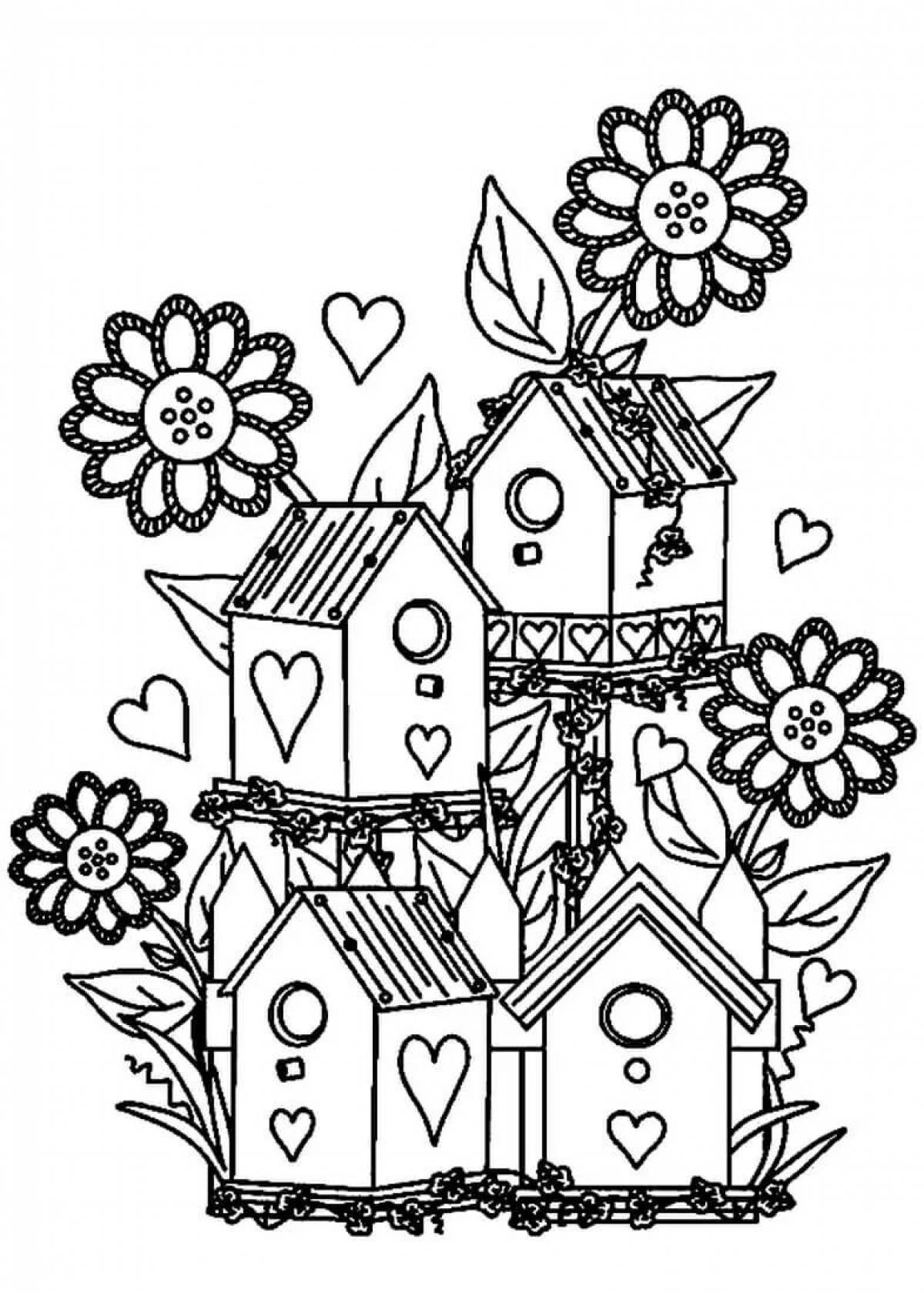 For girls houses and flowers #5
