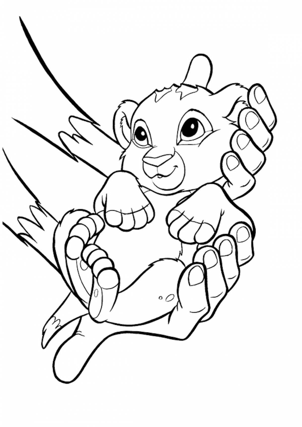 Simba bright coloring for kids