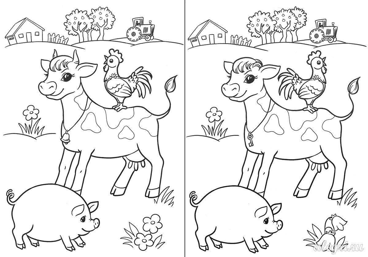 Witty pet coloring pages