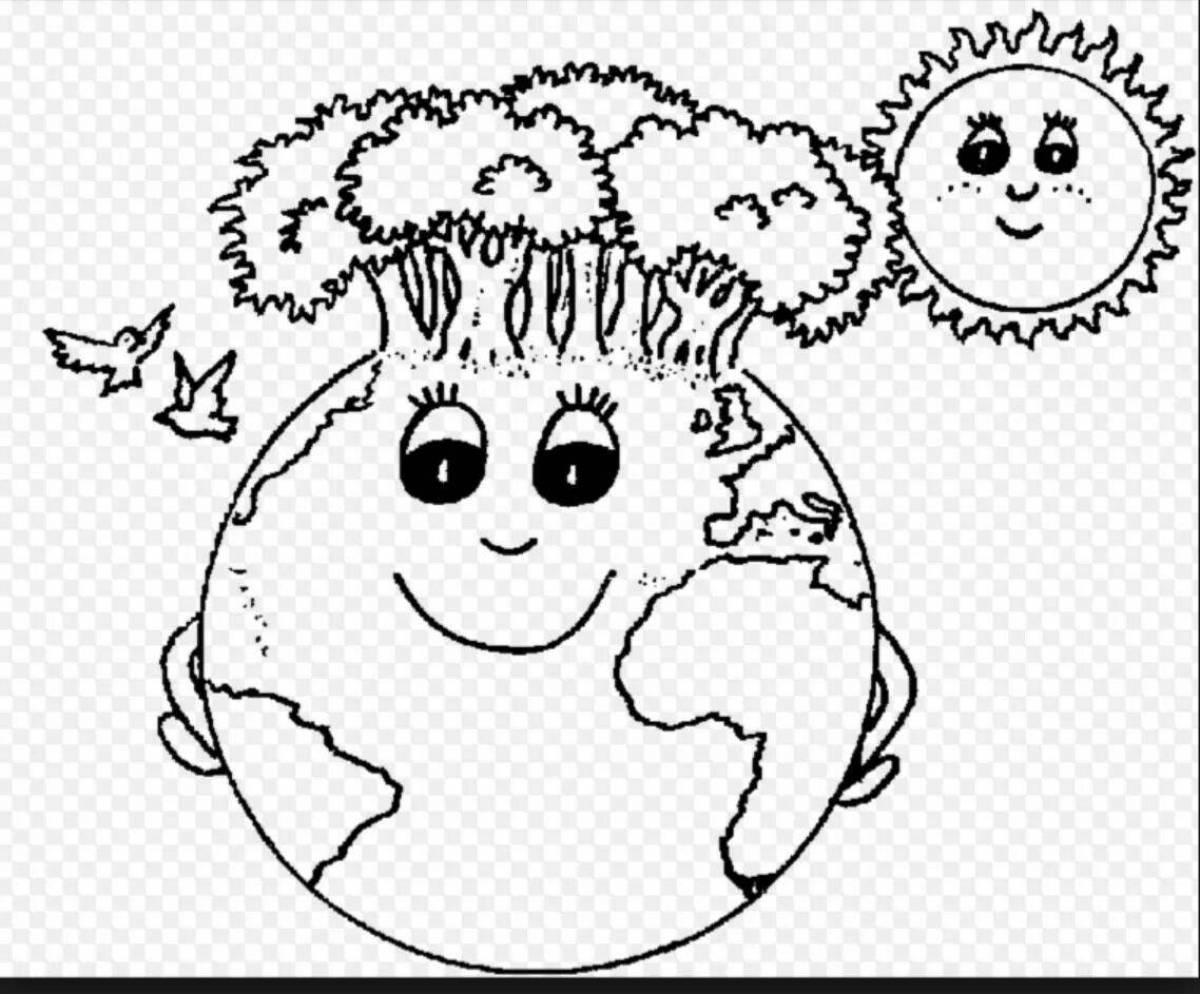 Photo Radiant peace on earth through the eyes of children