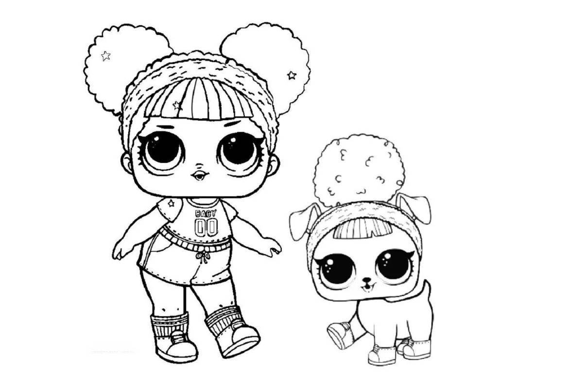 Extreme lol dolls coloring pages