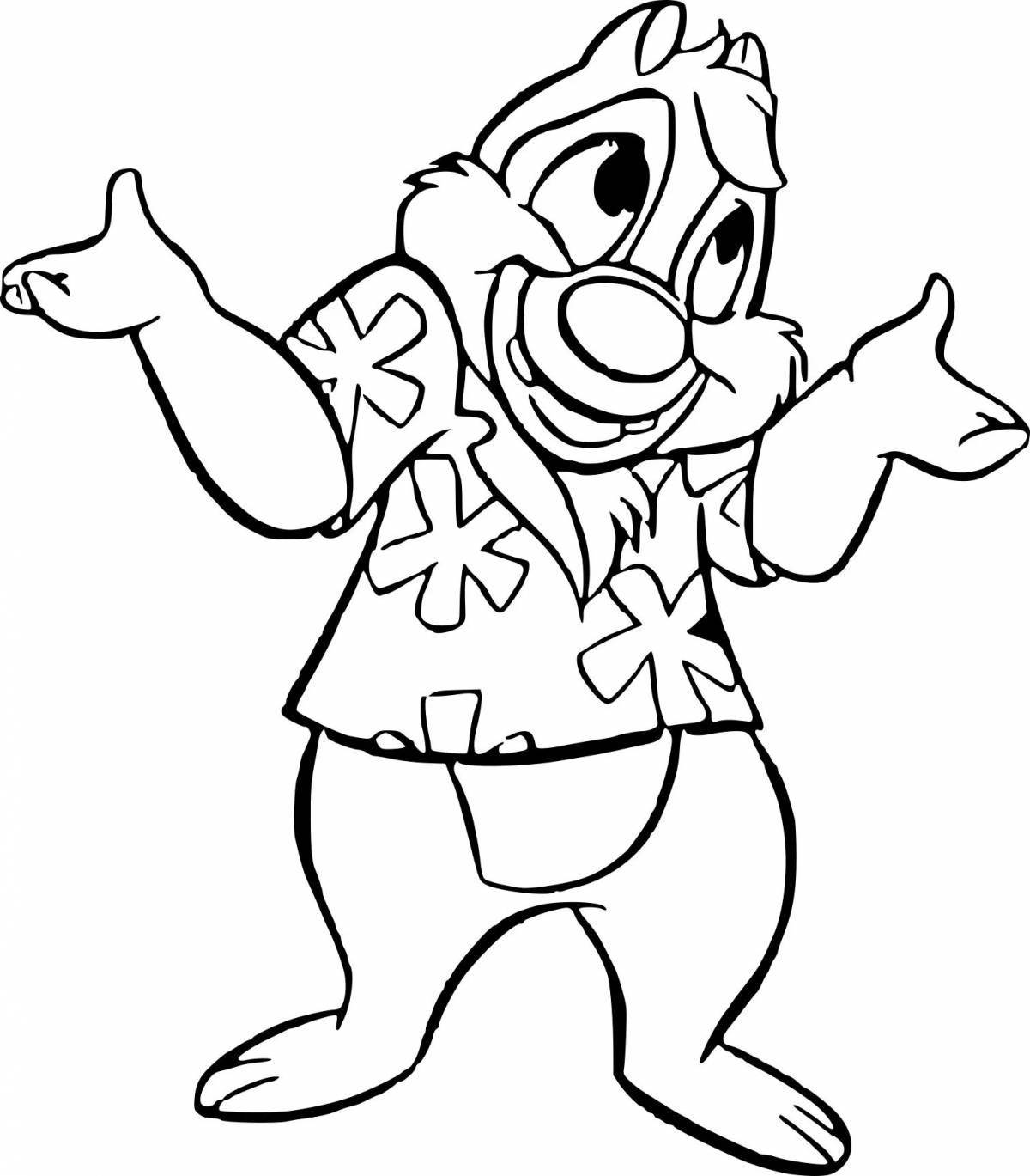 Chip and Dale Rescue Rangers coloring page