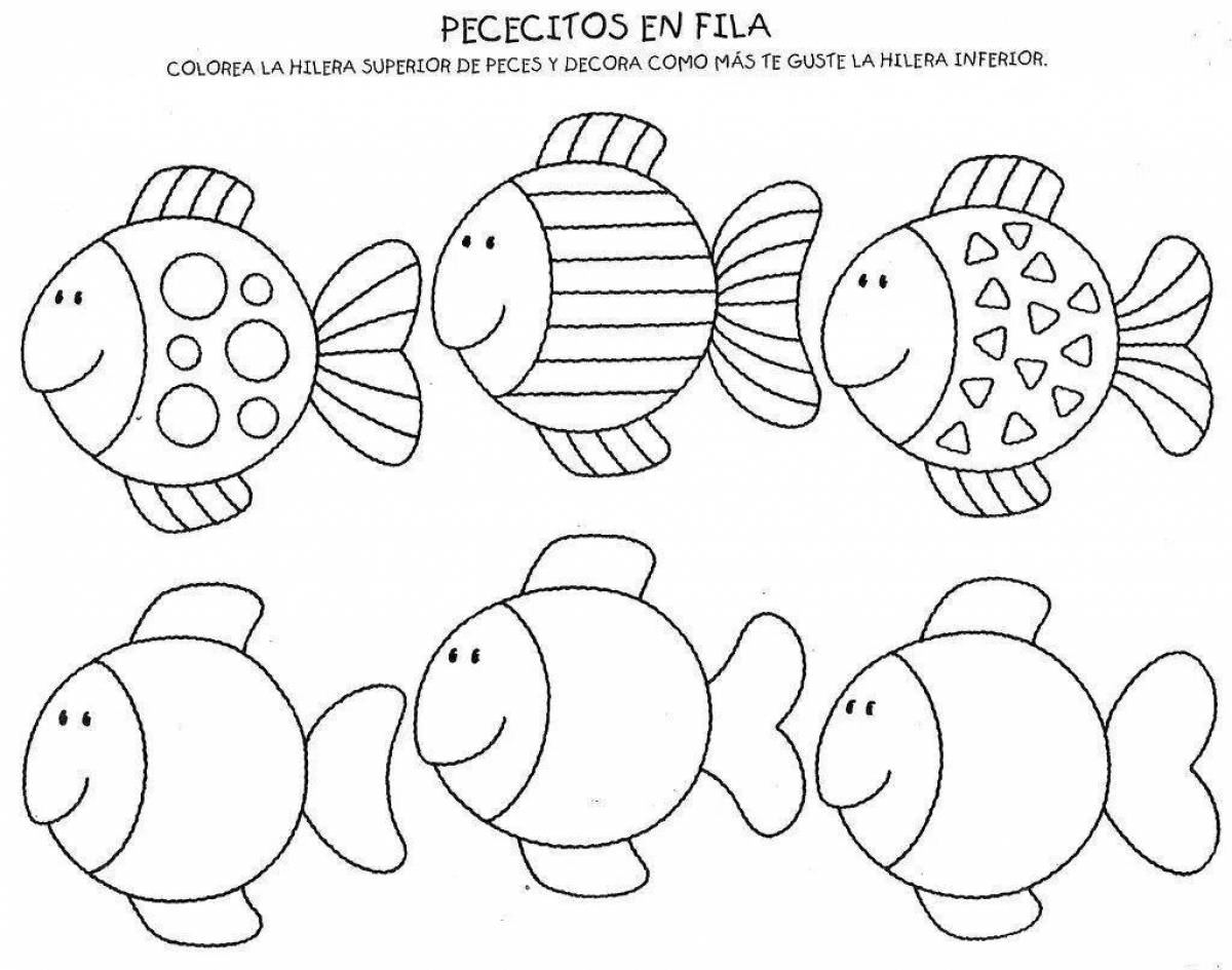 A joyful educational coloring book for children 3-4 years old