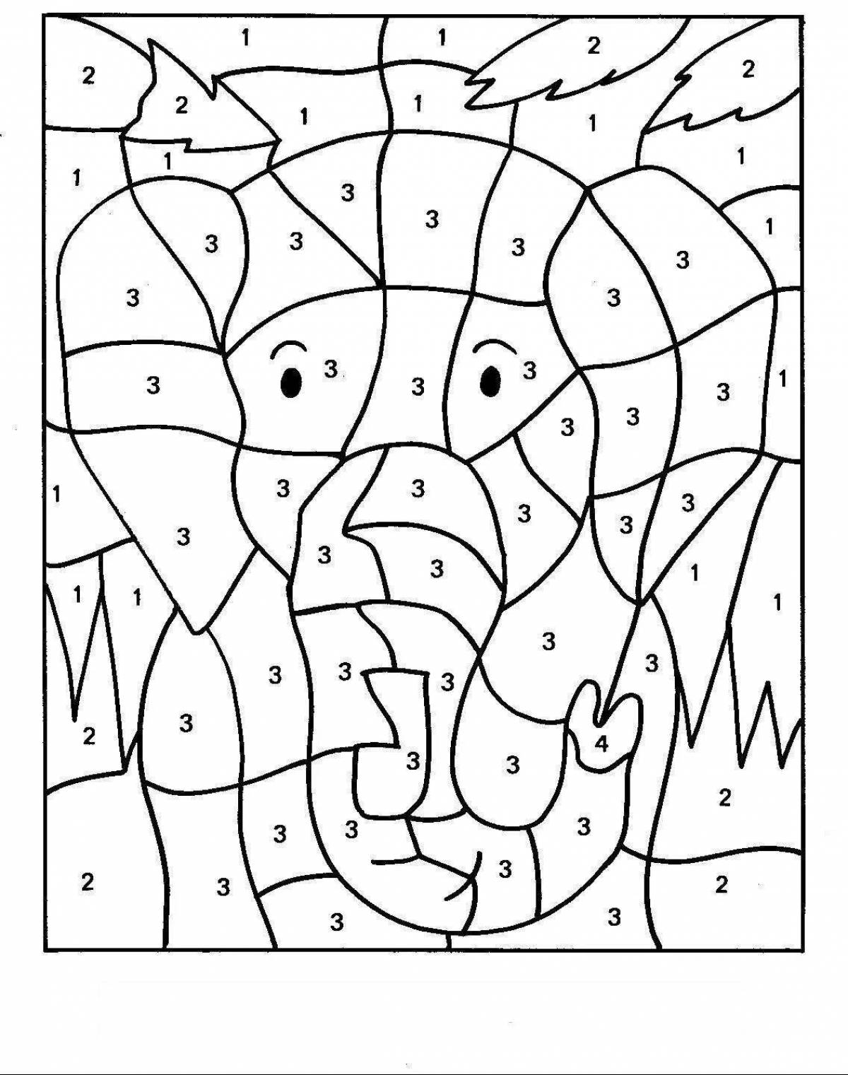 Креативная раскраска по номерам на русском языке