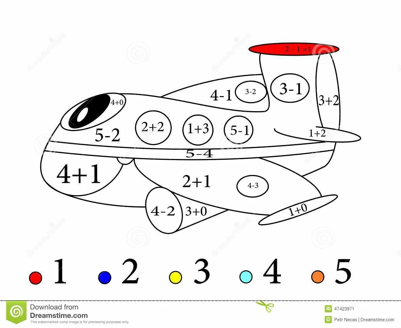 Examples within 5 addition and subtraction #1