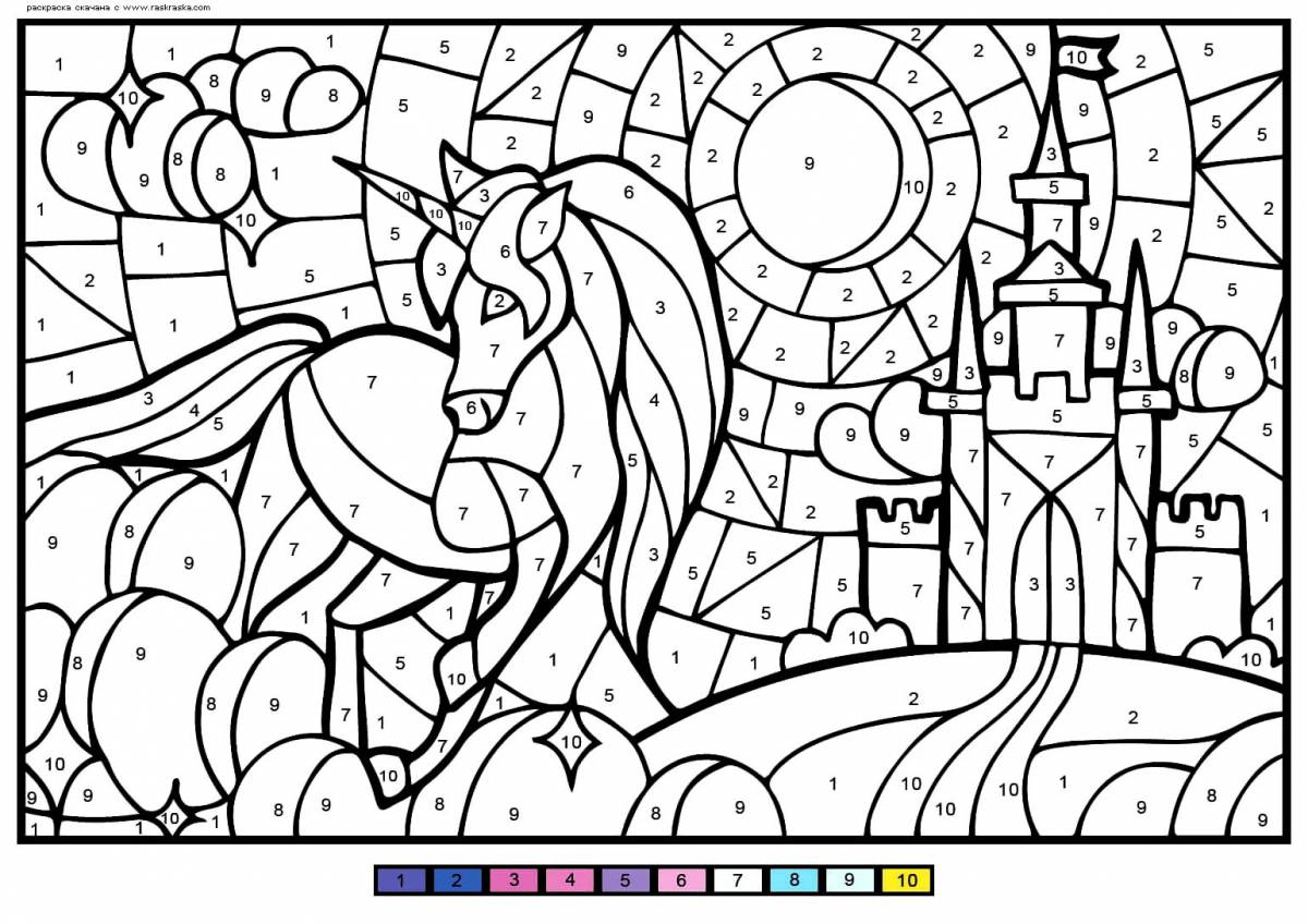 Unprecedented coloring by numbers on android in evil