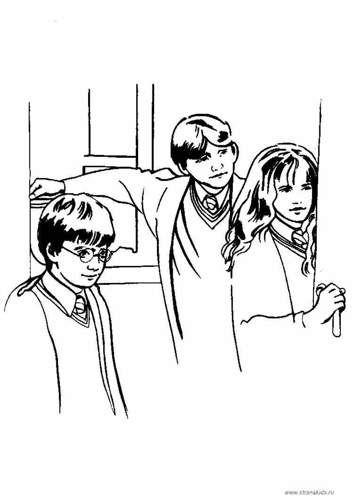 Harry potter harry ron and hermione #9
