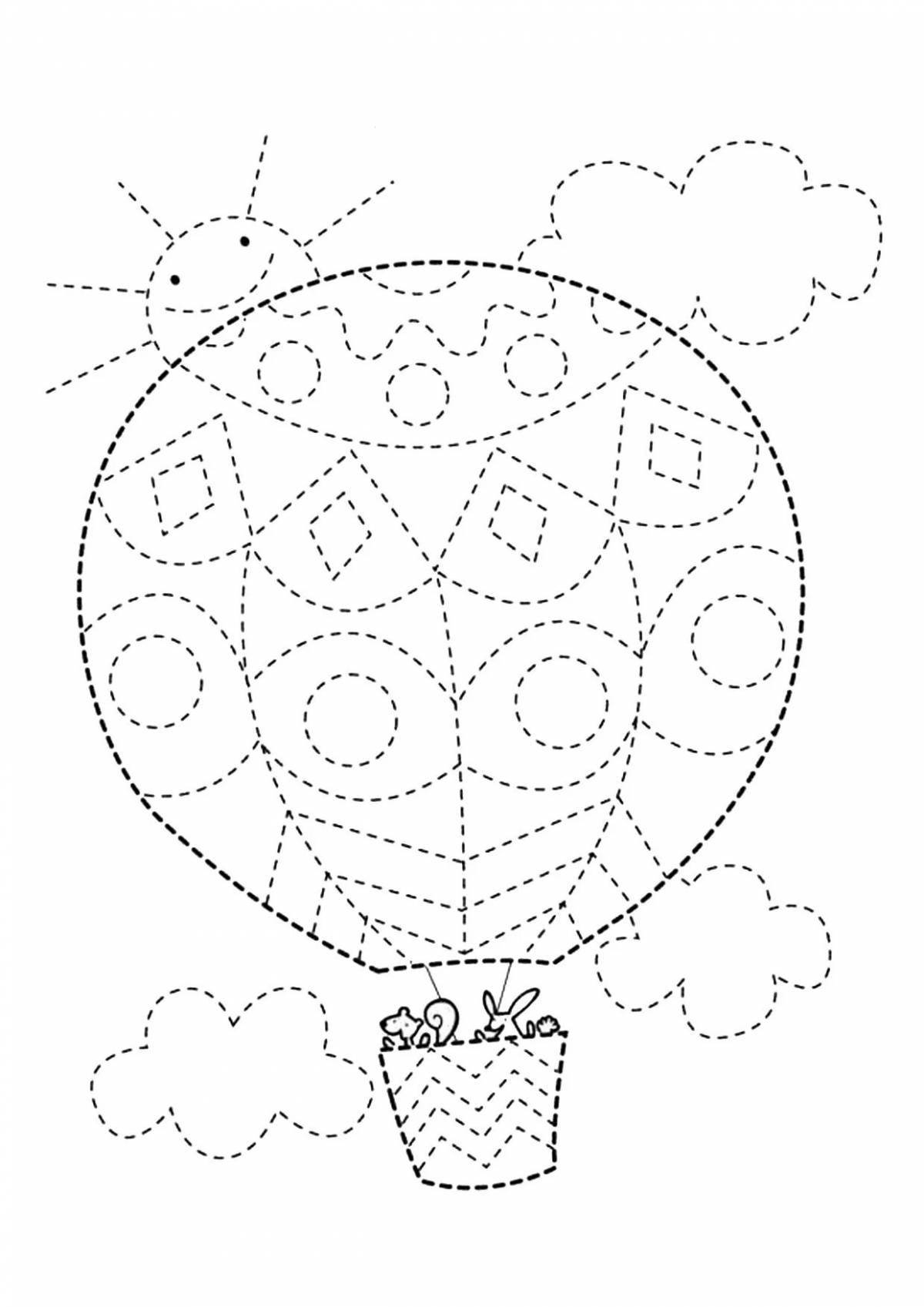 Fun coloring book for children with disabilities