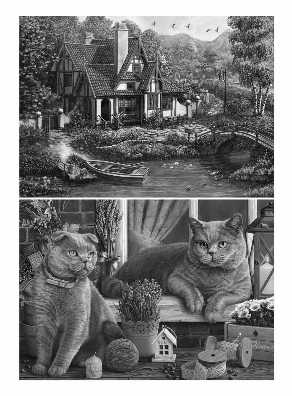 Photo Coloring splendid diamond mosaic