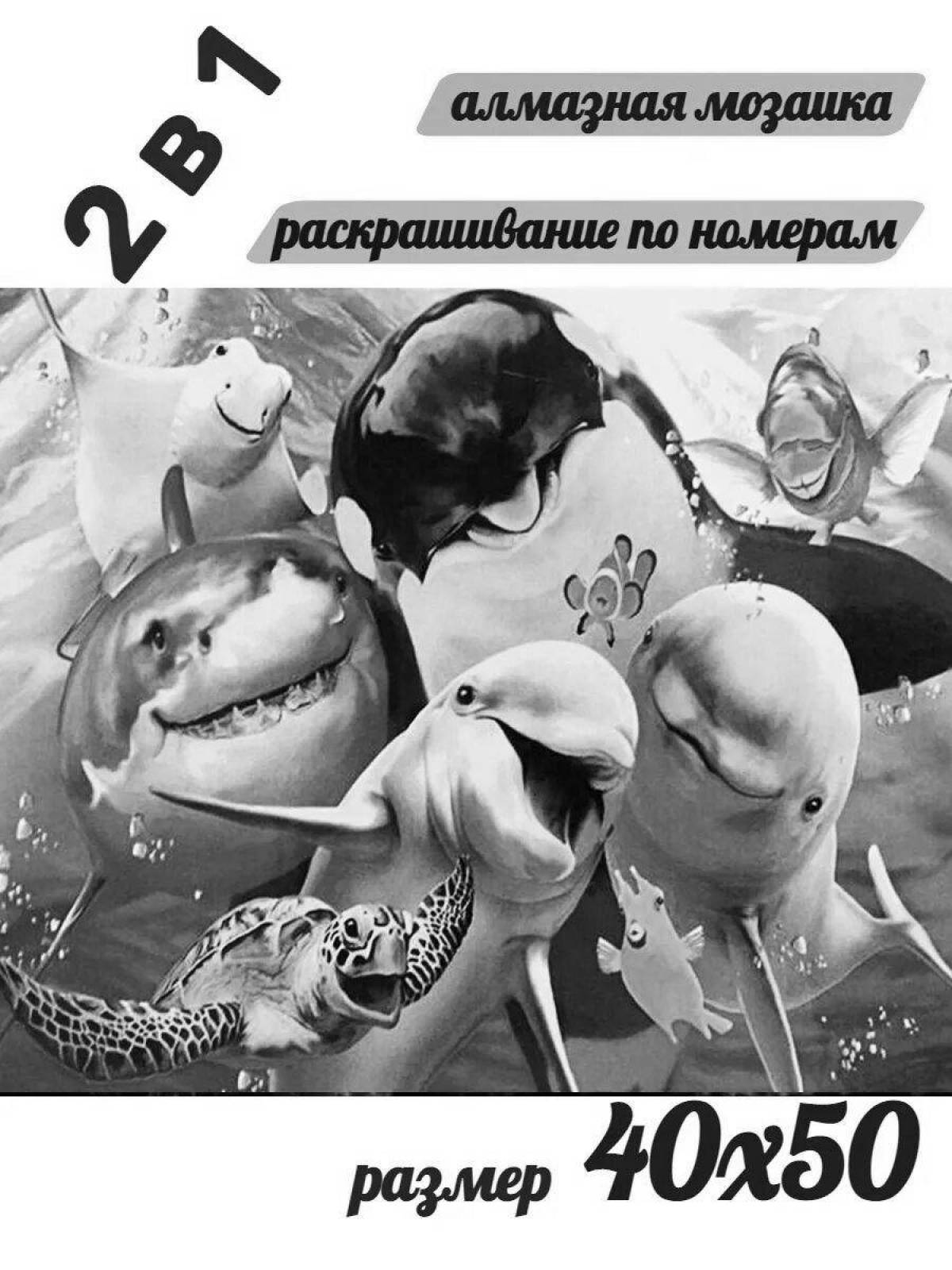 Photo Fun coloring diamond mosaic