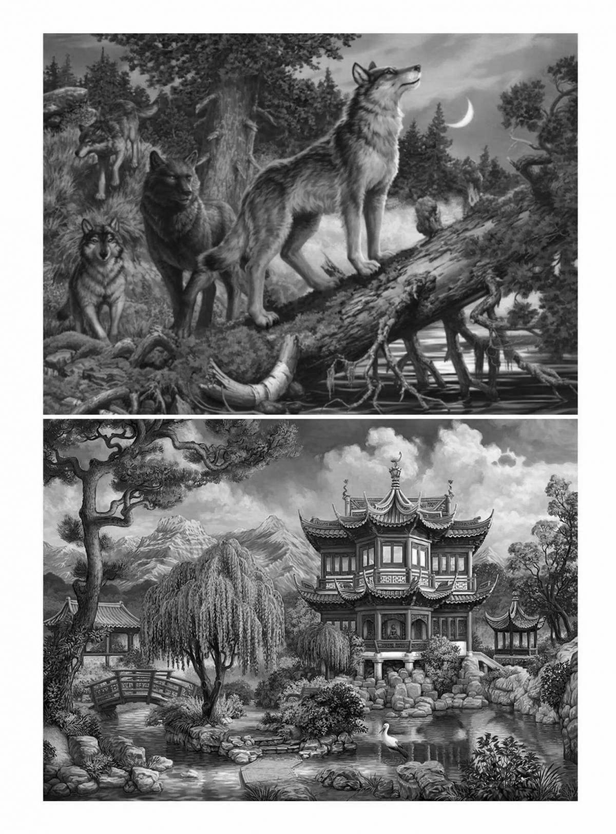 Photo Creative diamond mosaic coloring book