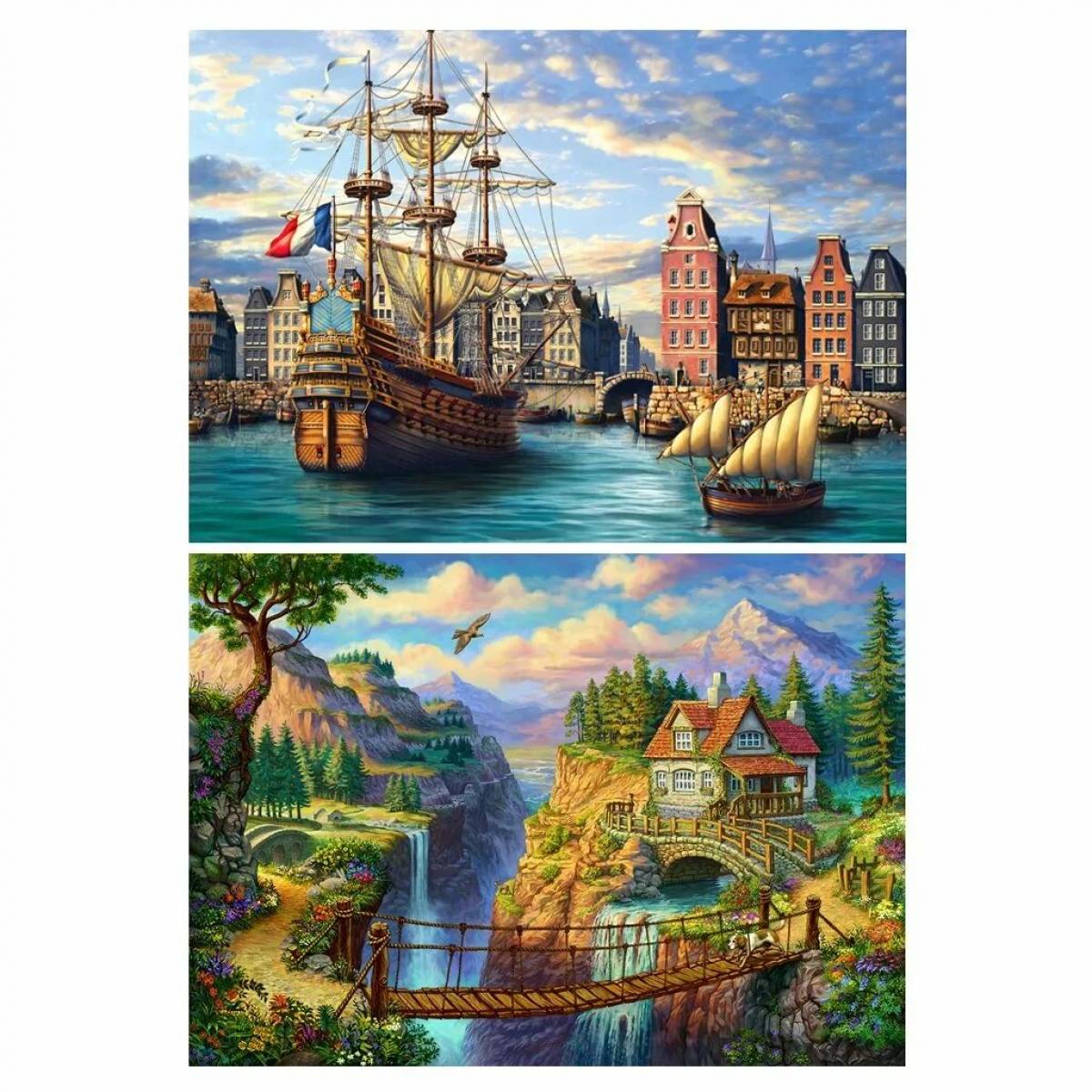 Photo Funny diamond mosaic coloring page