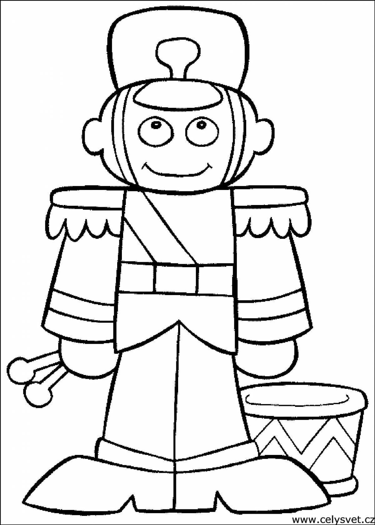 Tin Soldier holiday coloring