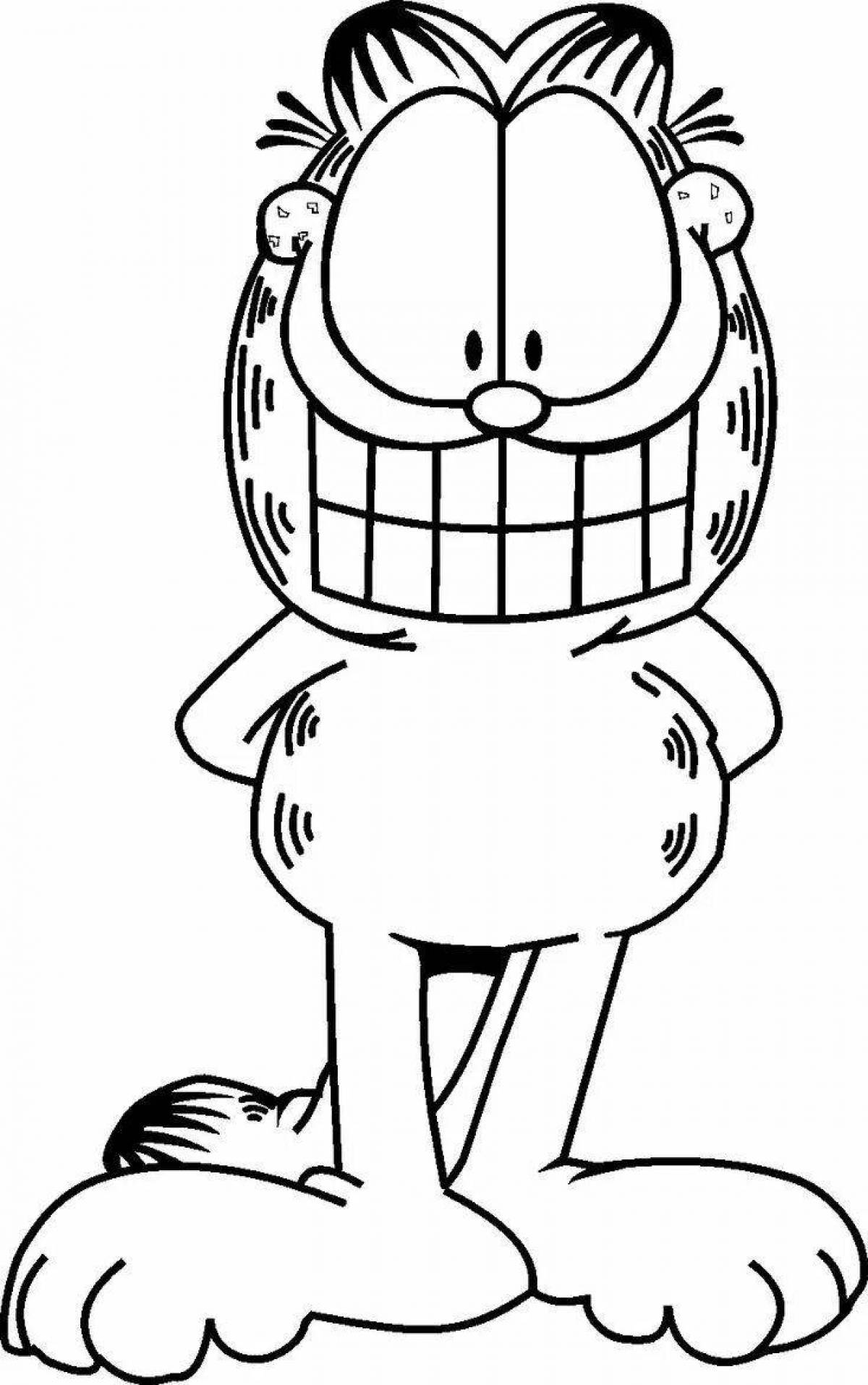 Garfield fun coloring book