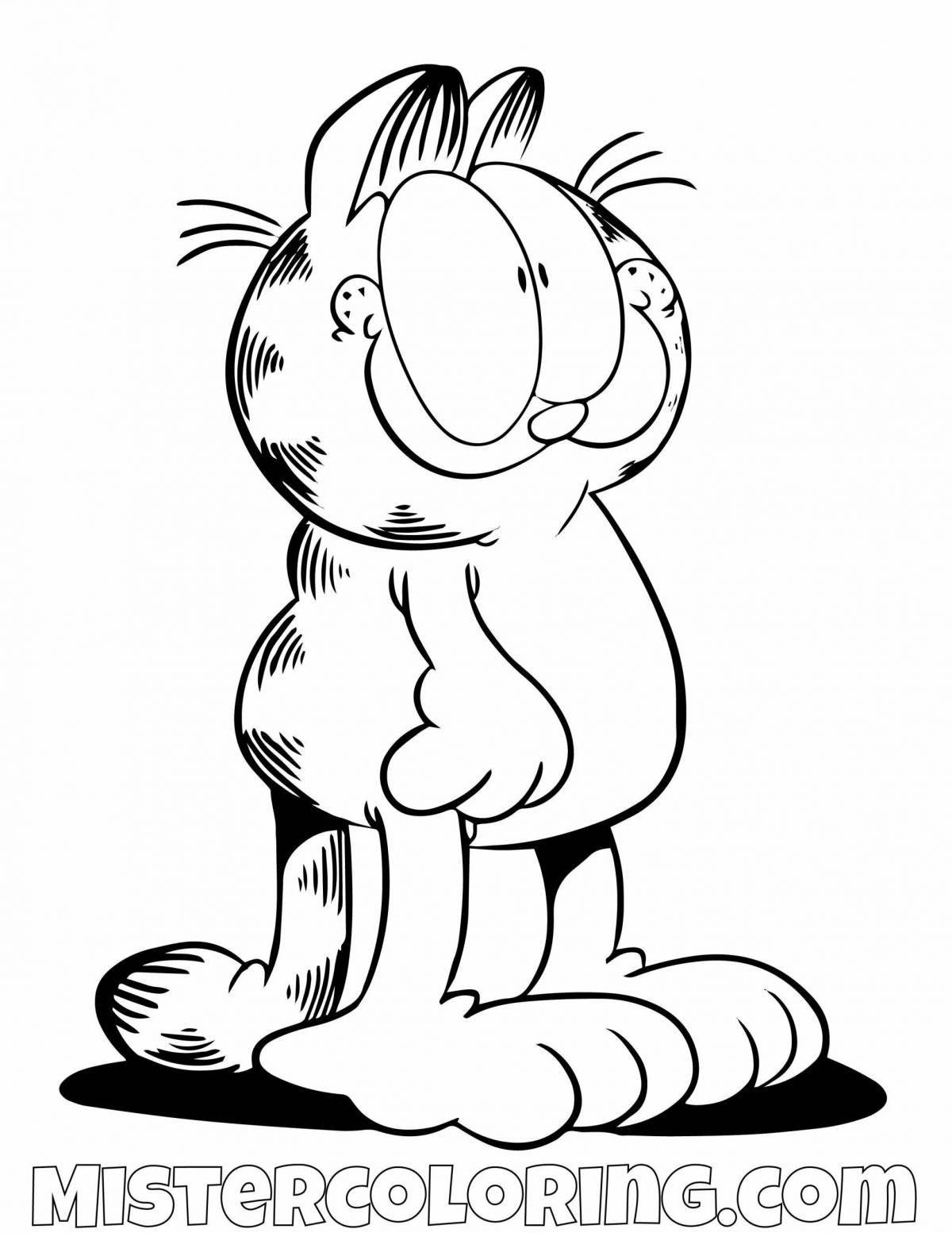 Garfield funny coloring book