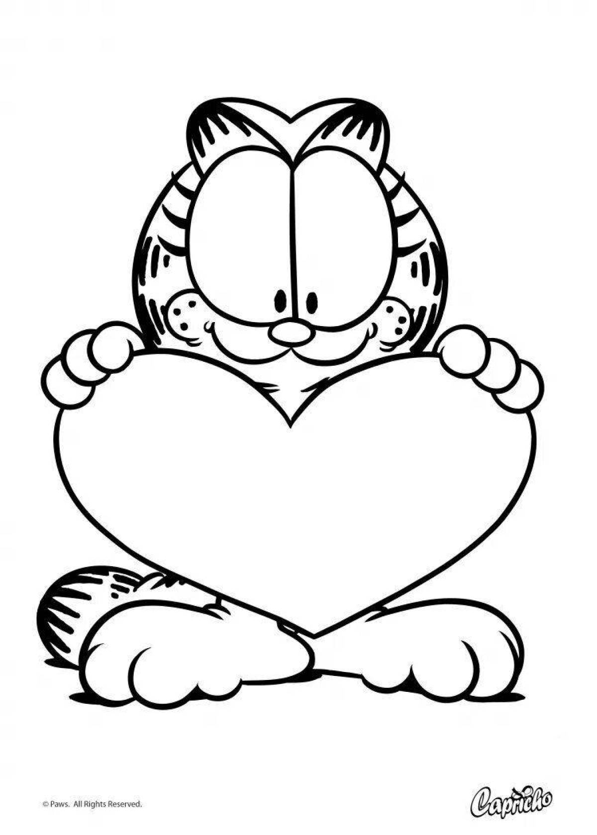 Garfield adorable coloring book
