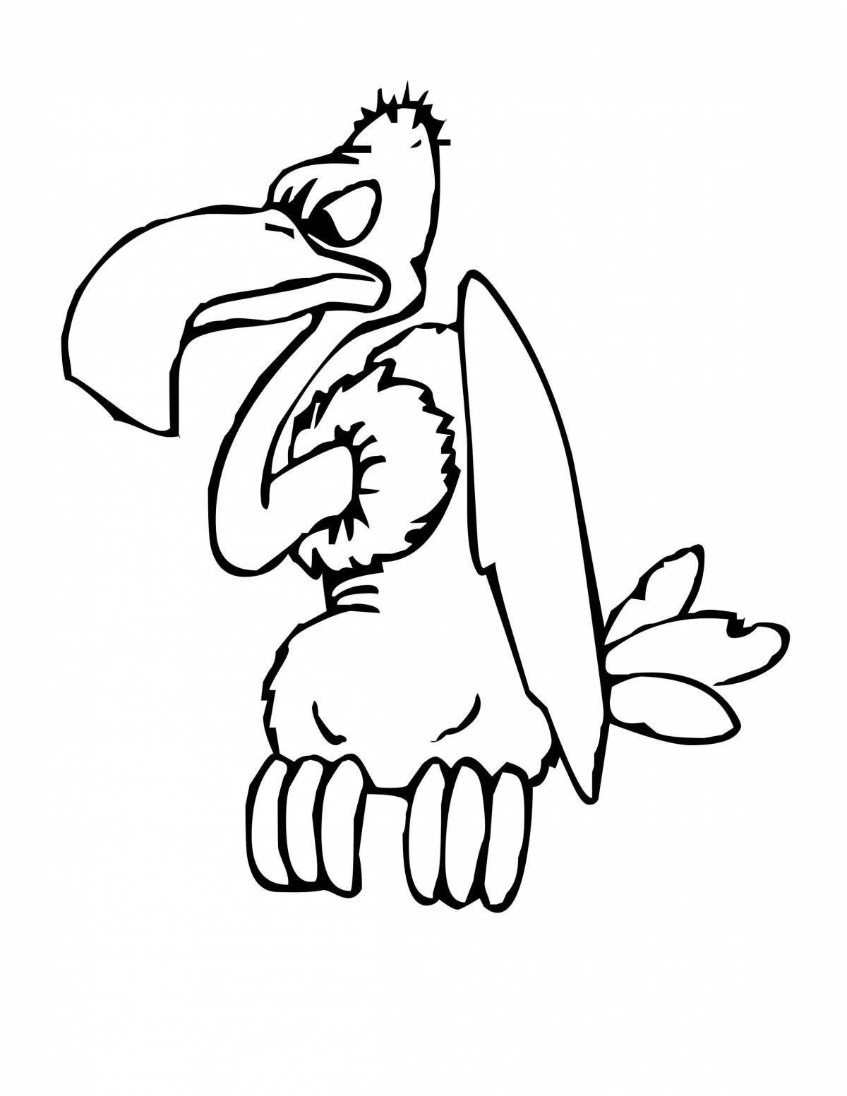 Great vulture coloring page