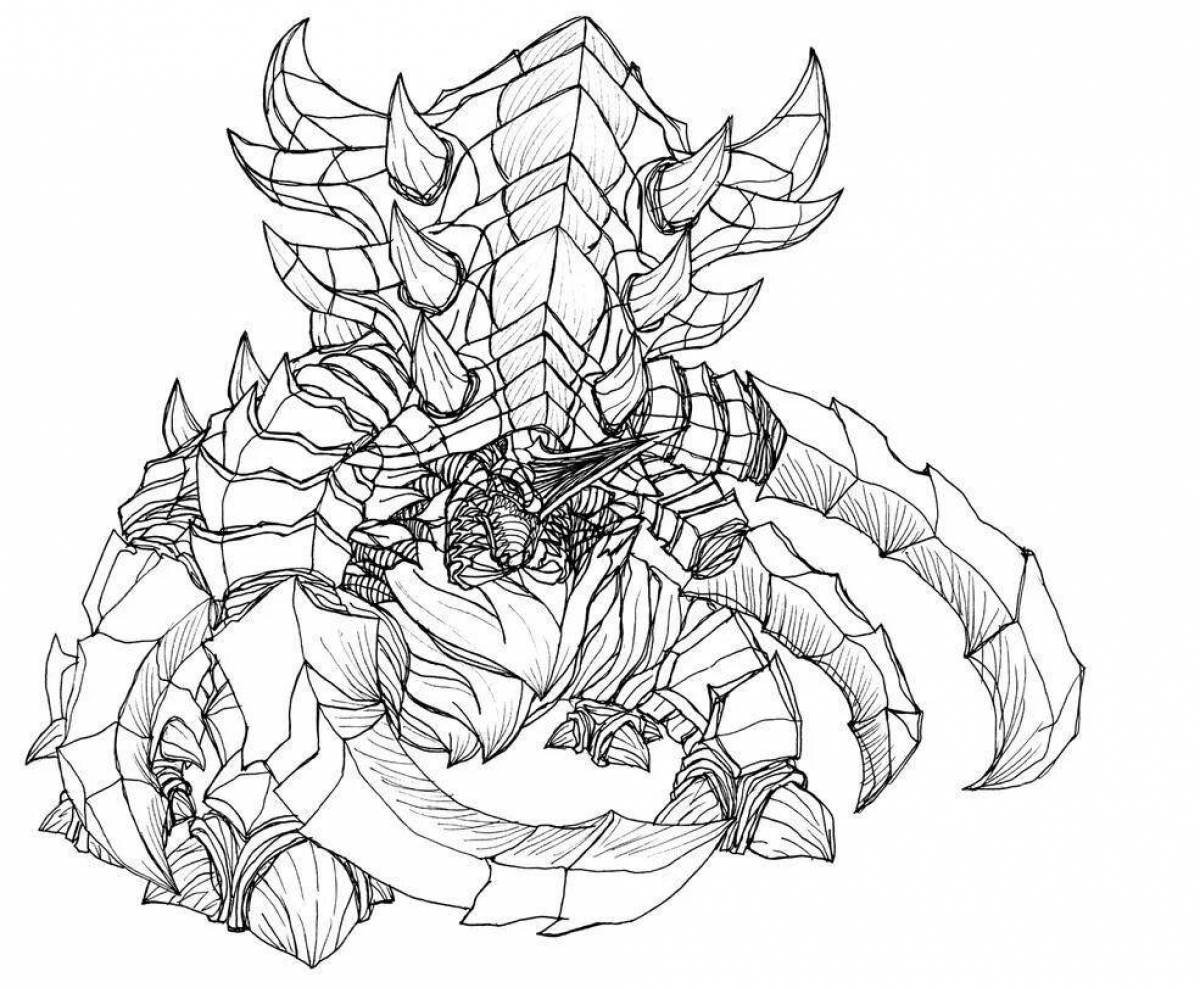Starcraft awesome coloring book