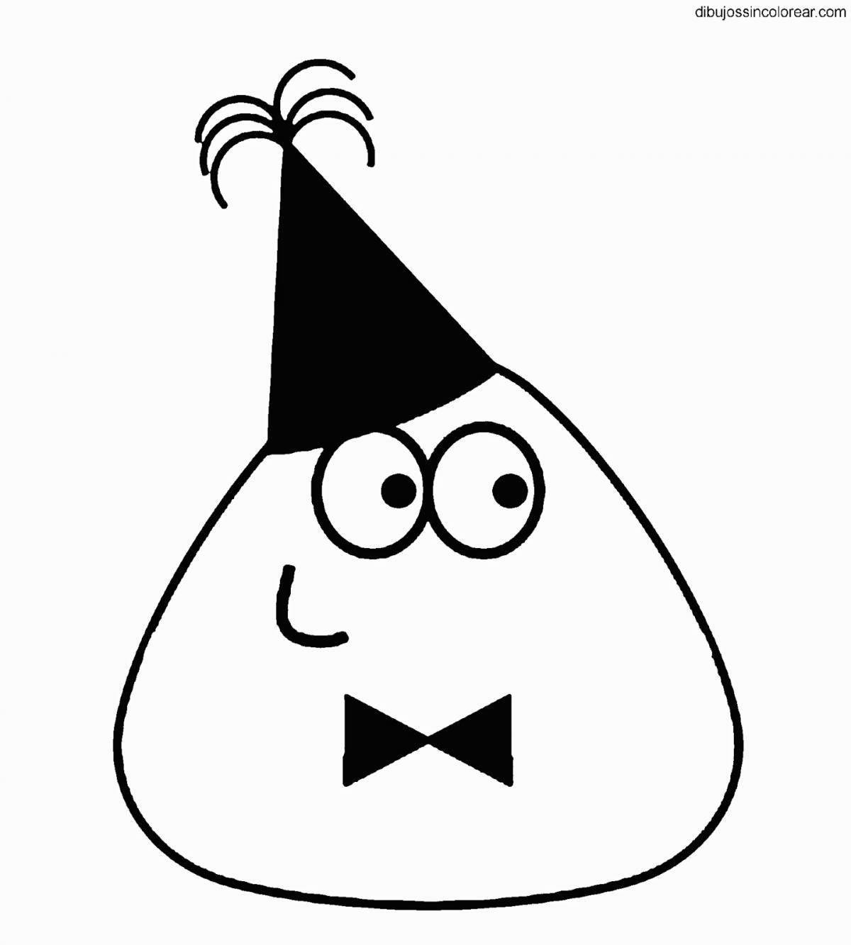 Раскраски Pou (33 шт.) - скачать или распечатать бесплатно #20376