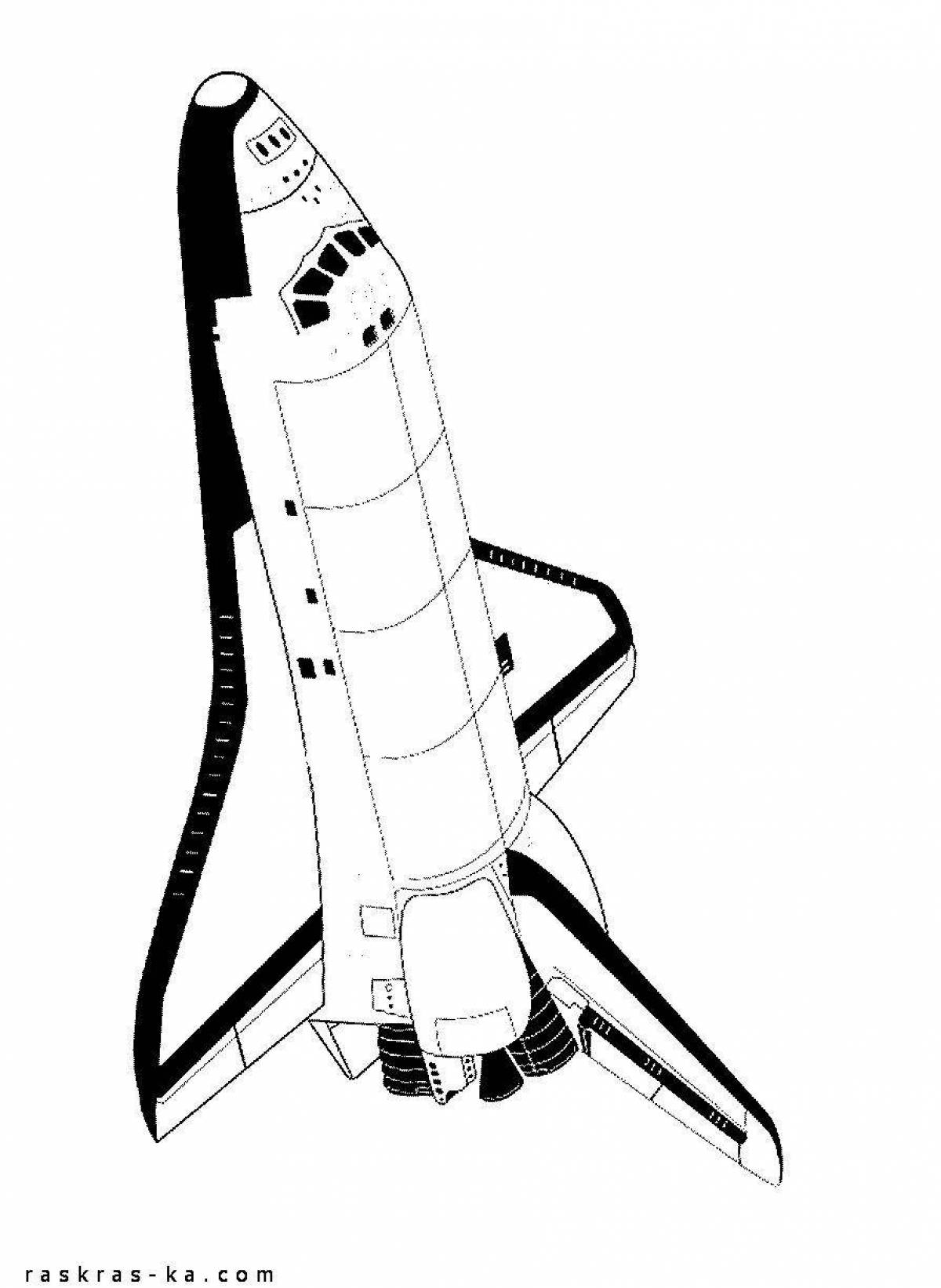 Космический шаттл рисунок