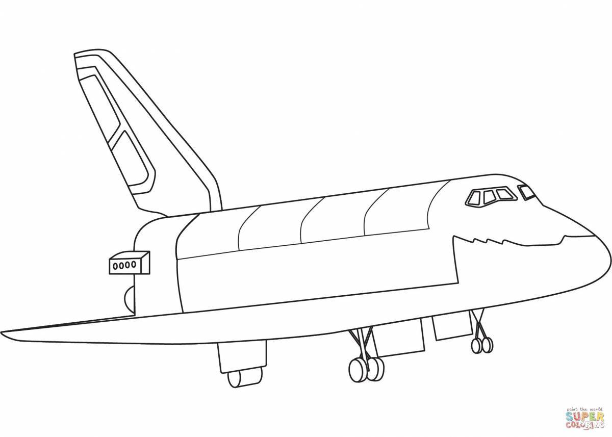 Космический шаттл рисунок