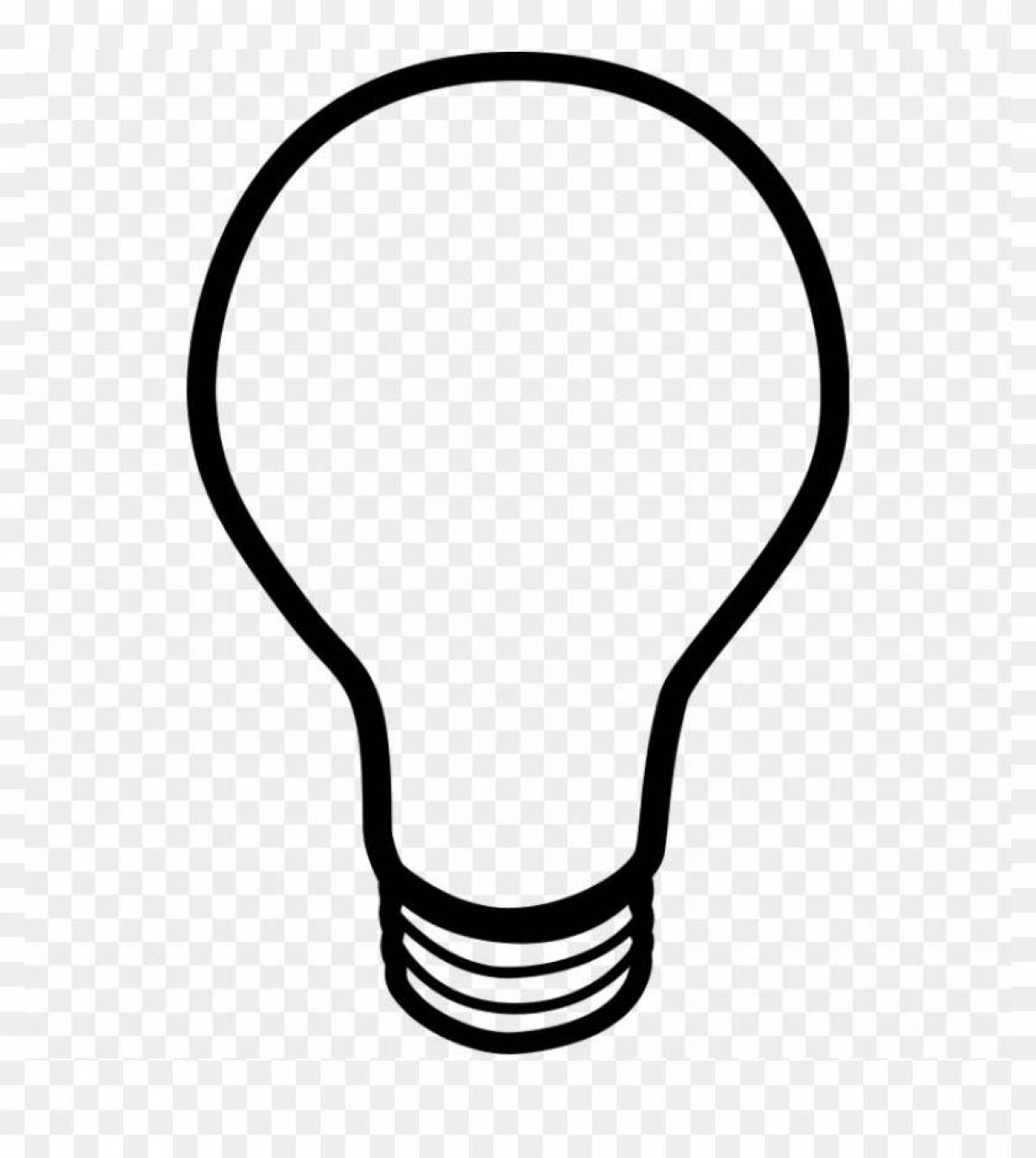 Fun coloring lamp for children