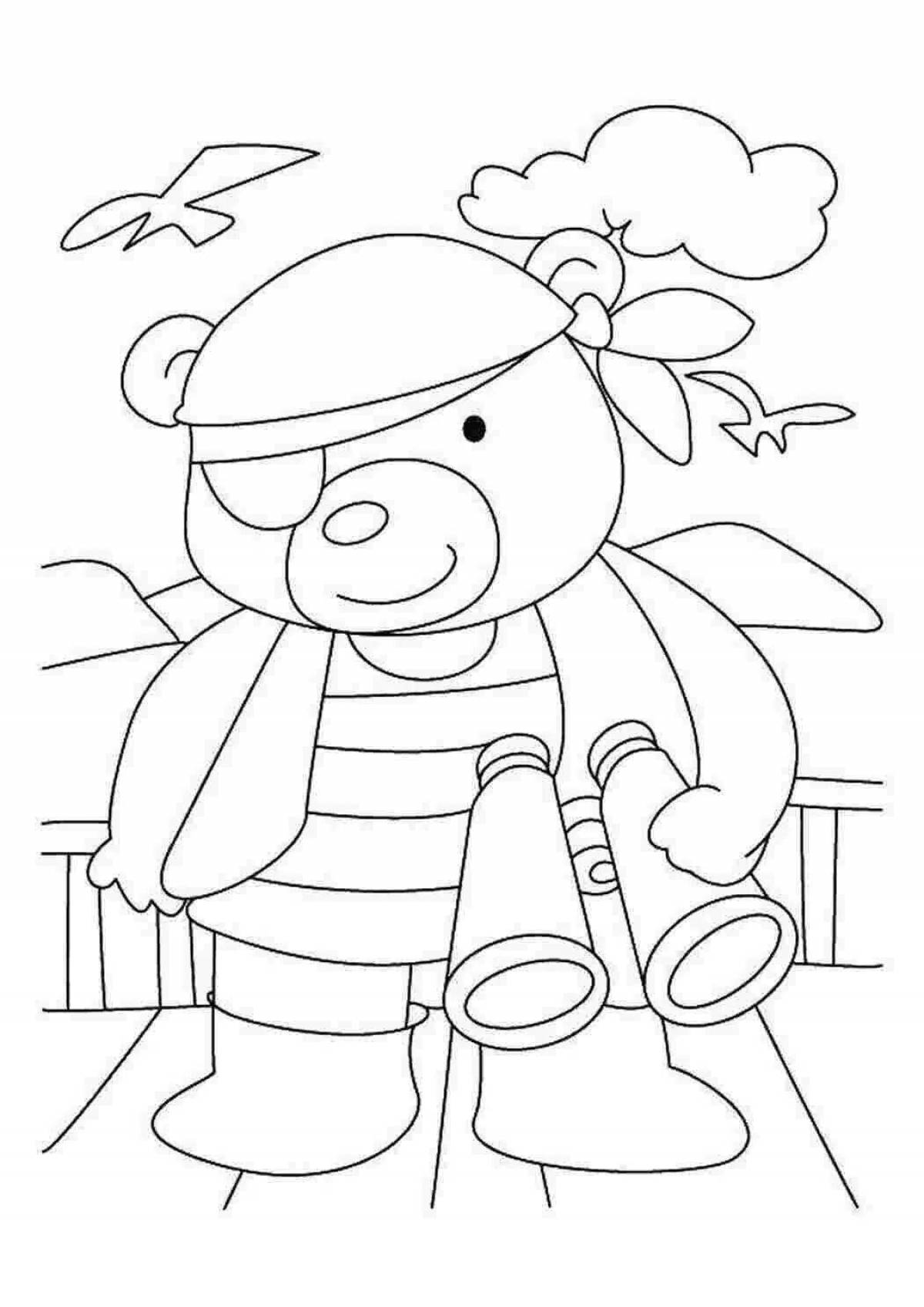 Coloring page cheerful cognitor